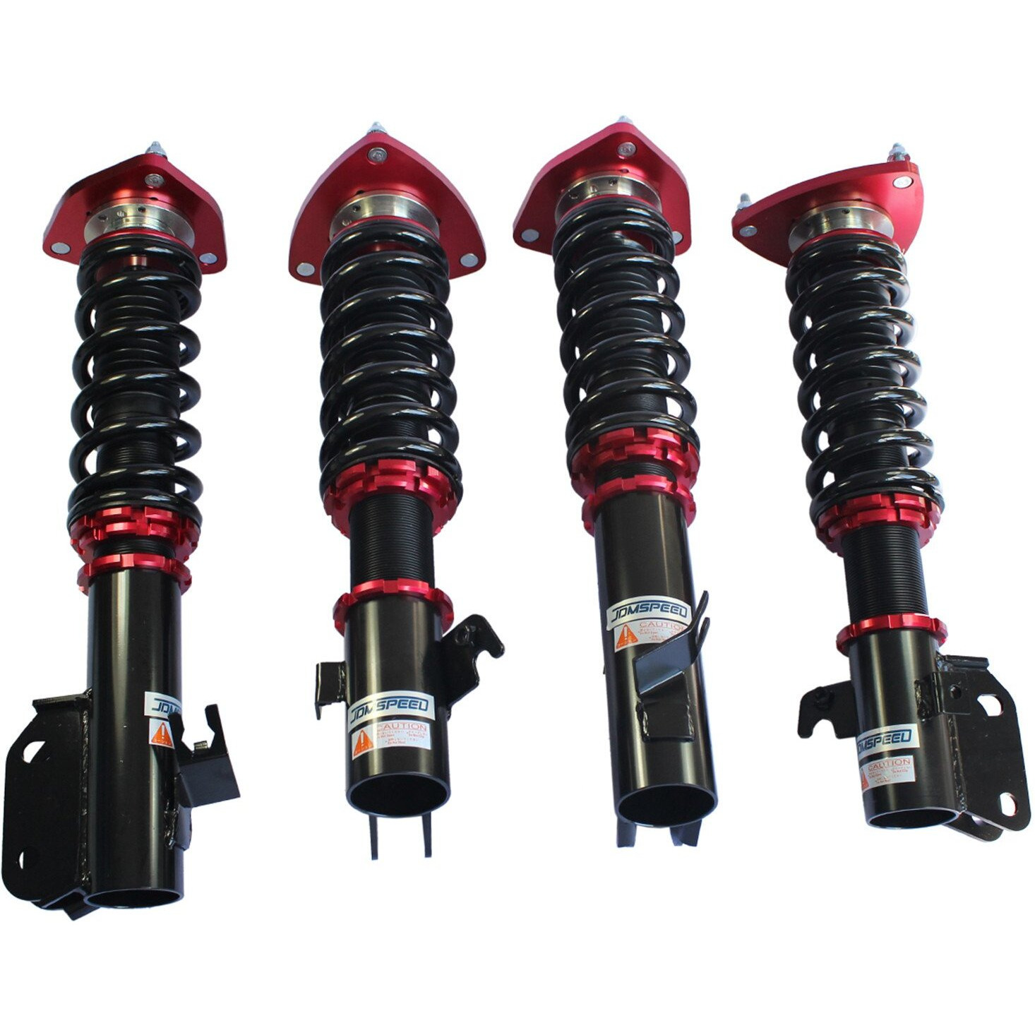Jdmspeed New Red Full Coilover Struts Shock Absorbers Suspension Kit Replacement For Impreza Wrx 2002-2007