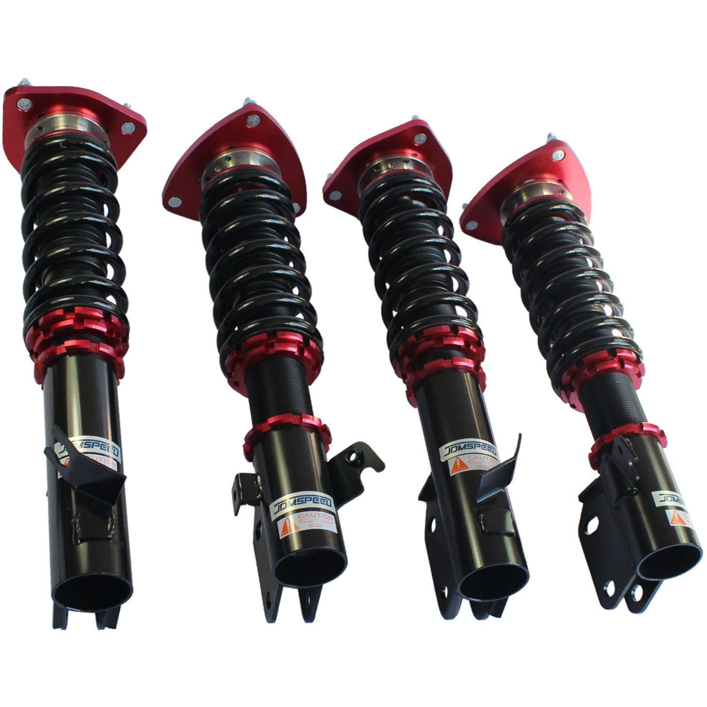 Jdmspeed New Red Full Coilover Struts Shock Absorbers Suspension Kit Replacement For Impreza Wrx 2002-2007