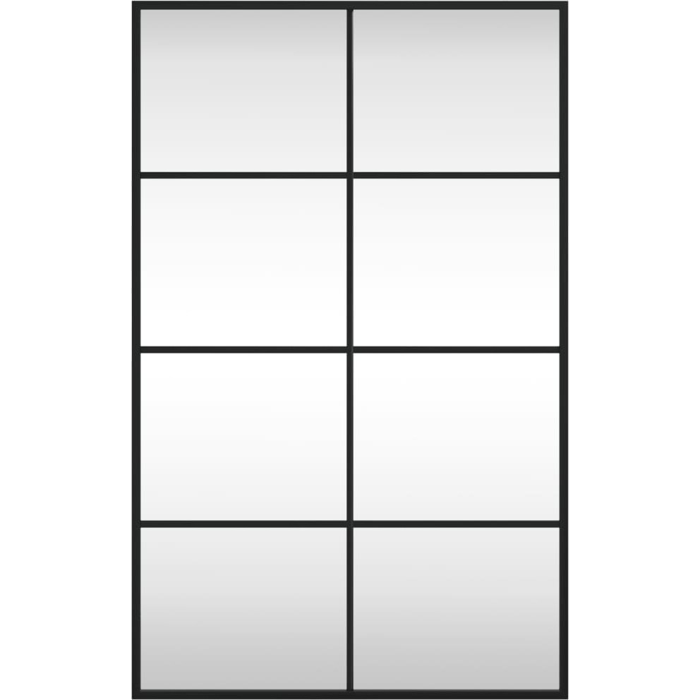 Vidaxl Wall Mirror Black 19.7"&quotX31.5"" Rectangle Iron