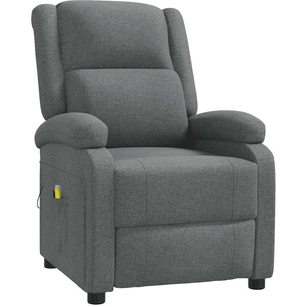 Vidaxl Massage Chair Dark Gray Fabric
