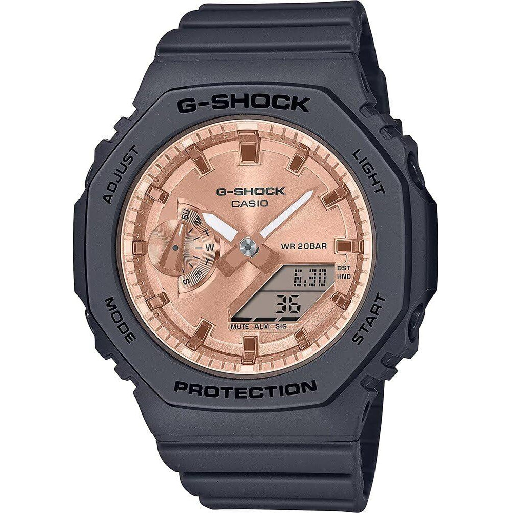 Casio G-Shock Analog Digital Resin Strap Rose Gold Dial Quartz Gma-S2100Md-1A 200M Women's Watch