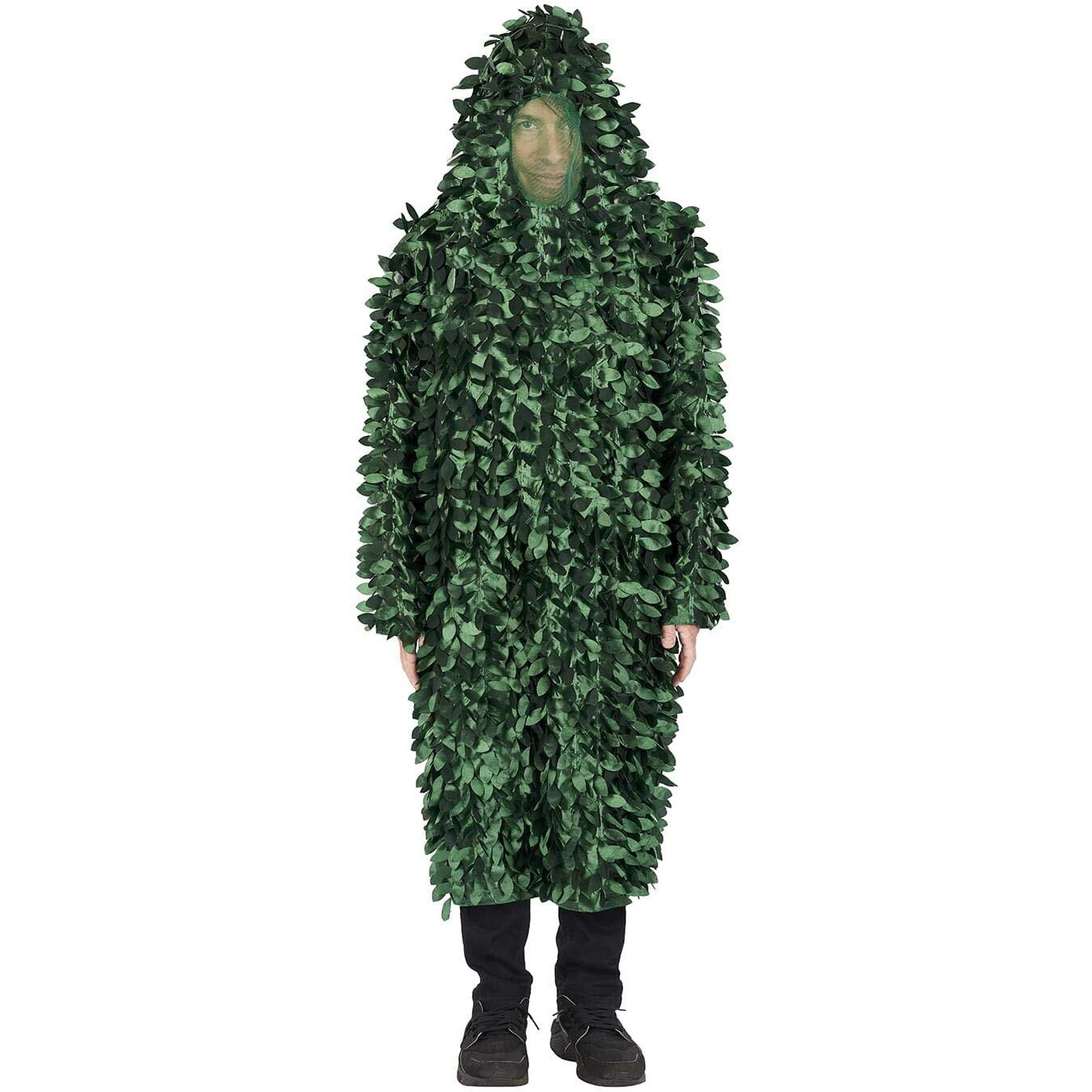 Leafy Camo Suit Adult Costume | Camouflage Bush Costume | One Size Fits Most