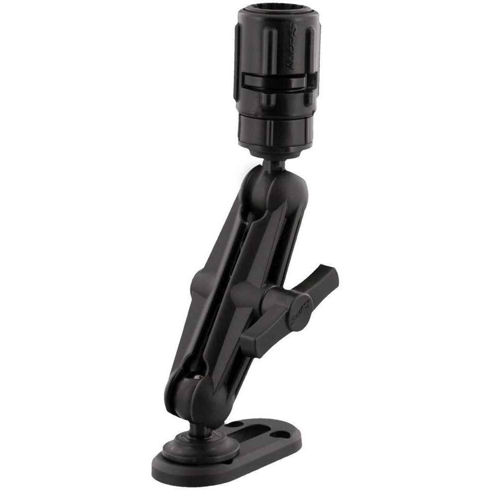 Scotty 151 Ball Mounting System With Gearhead And Track, Black