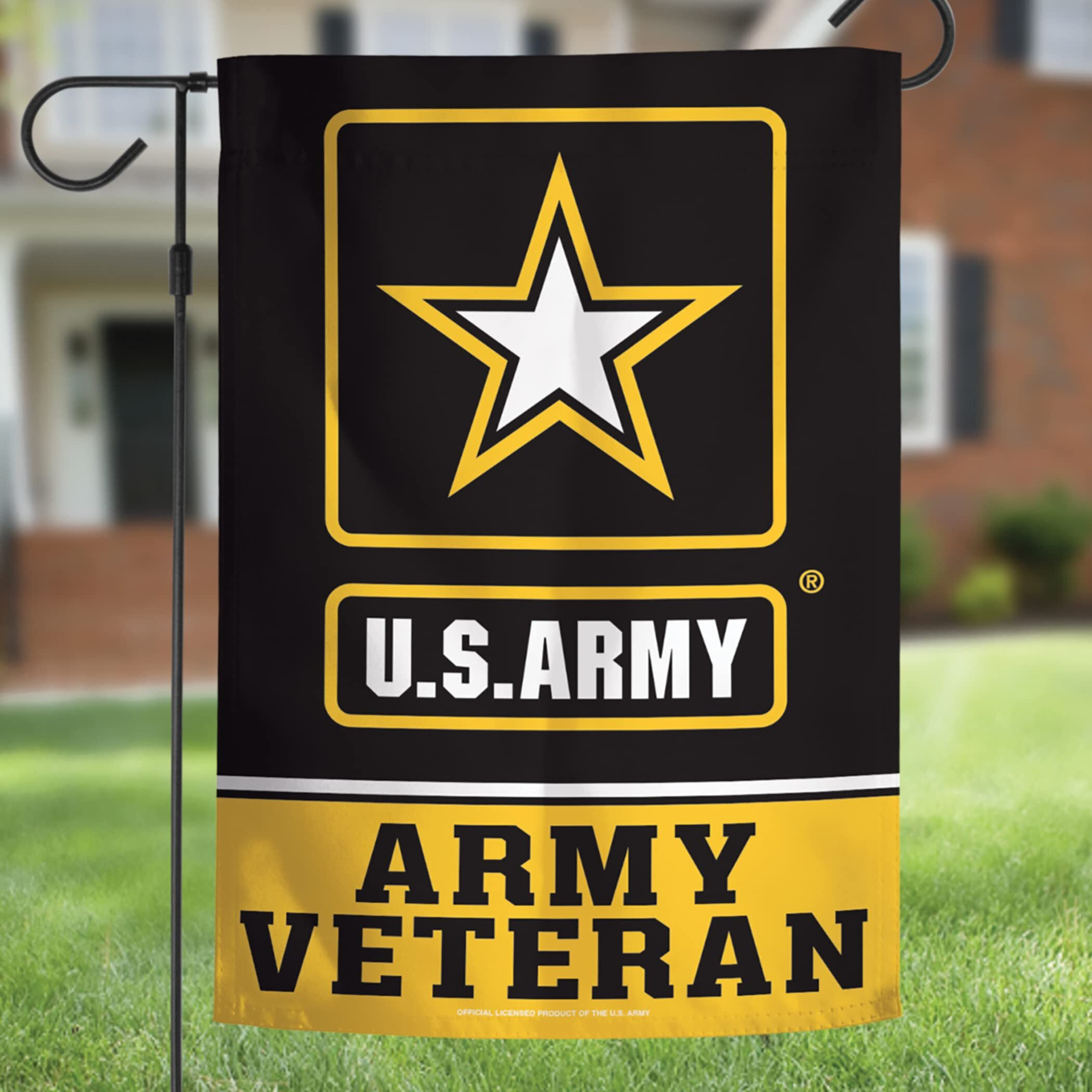 Us Army Flag 12X18 Garden Style 2 Sided Veteran Design Special Order