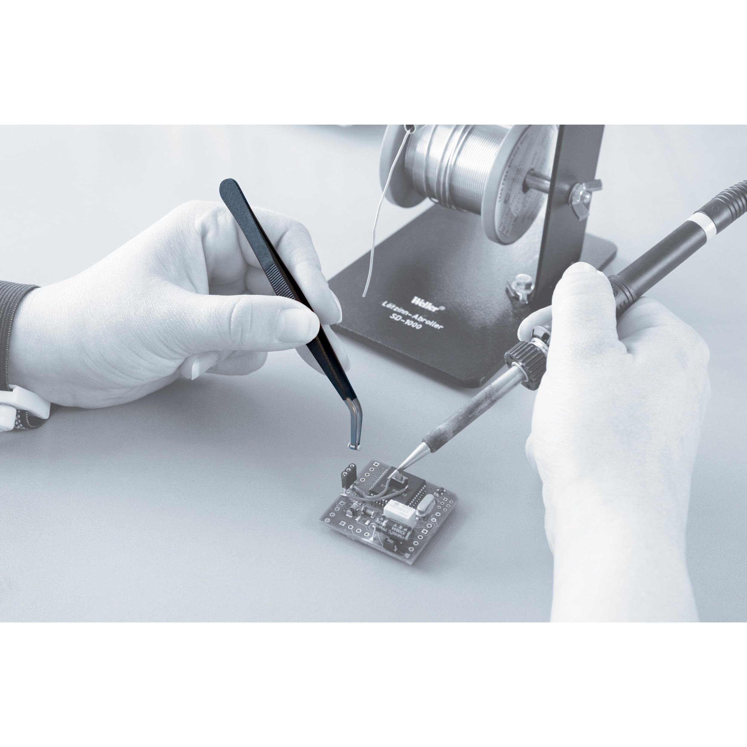 Wiha Esd Safe Tweezers Aa Sa Universal Fine Point - 130Mm