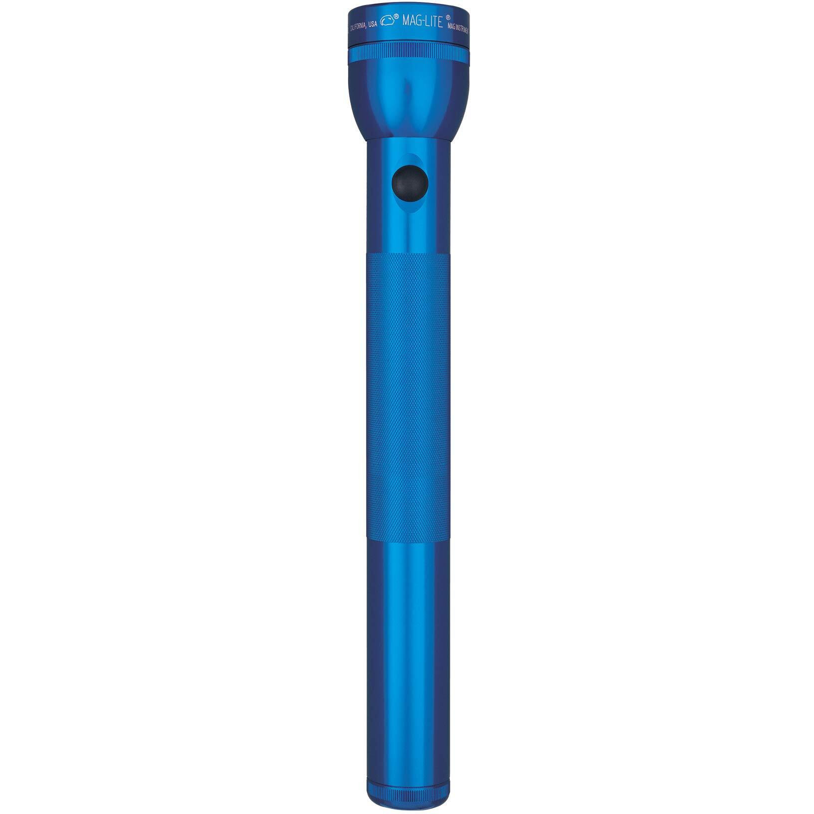 Maglite Heavy-Duty Incandescent 4-Cell D Flashlight In Display Box, Blue