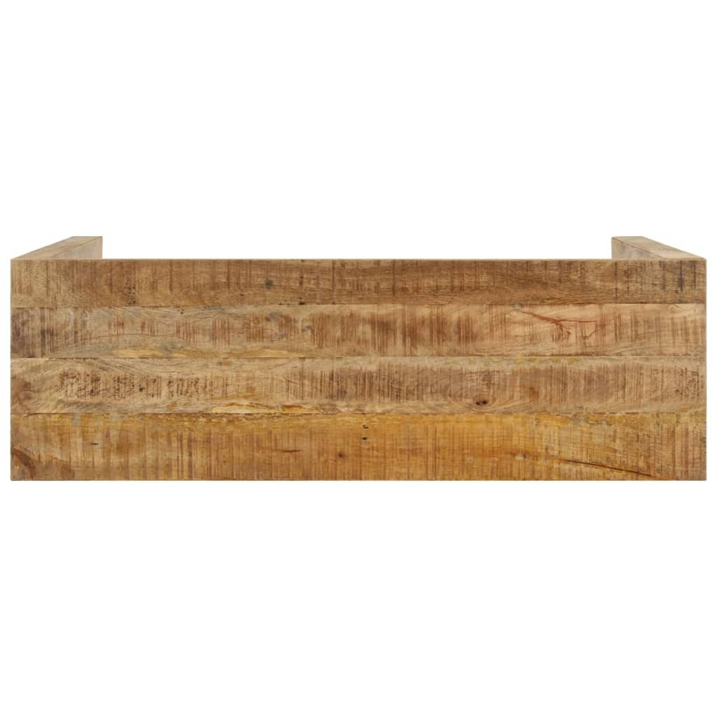 Vidaxl Console Table 43.3"&quotX13.8"&quotX29.9"" Rough Mango Wood