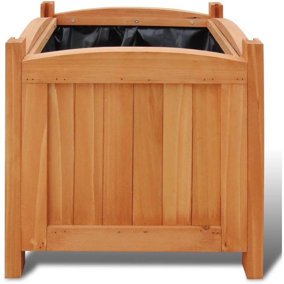 Wooden Raised Bed 11.8"" X 11.8"" X 11.8"" Set Of 2