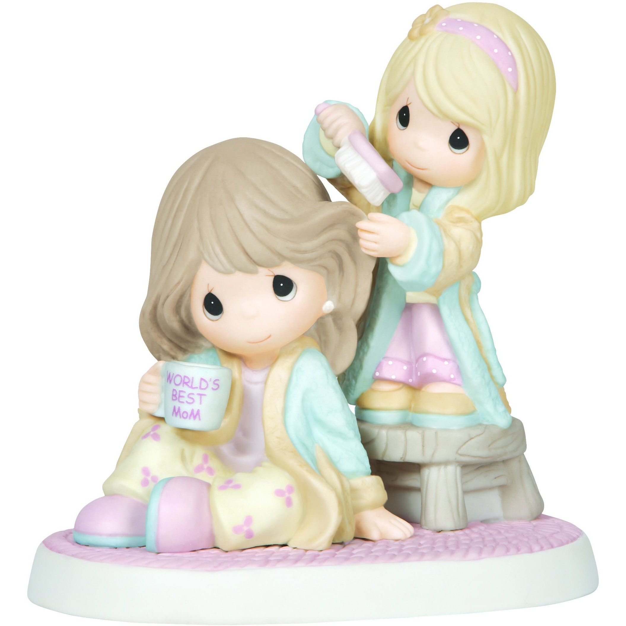 Precious Moments 144004 I Cherish Our Time Together Figurine  Multi Color