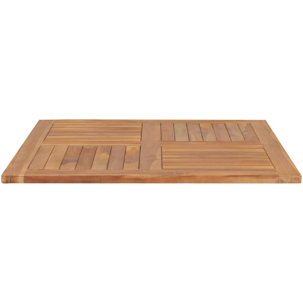 Vidaxl Table Top Solid Teak Wood Square 35.4"&quotX35.4"&quotX1""
