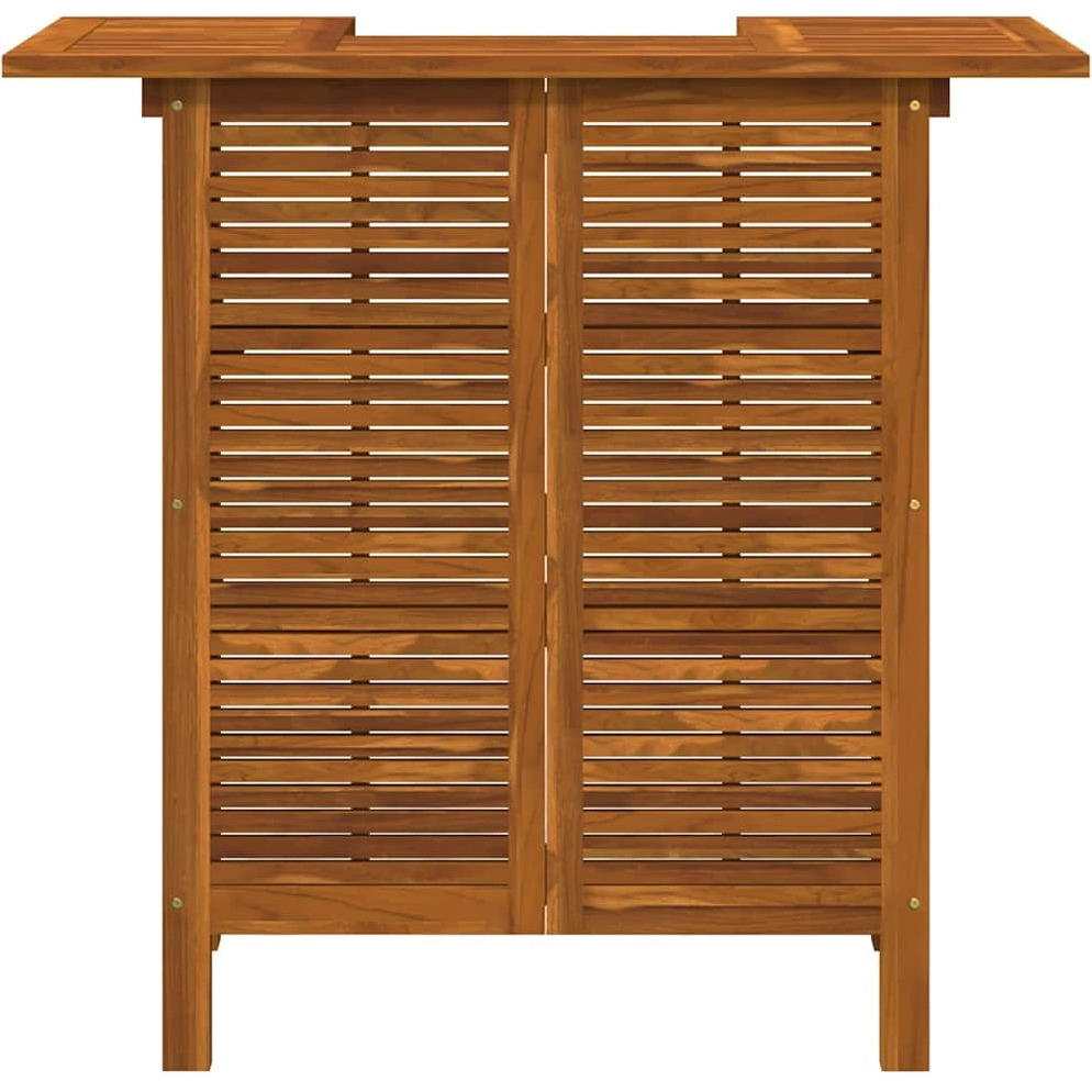 Vidaxl Bar Table 43.3"&quotX19.7"&quotX41.3"" Solid Acacia Wood