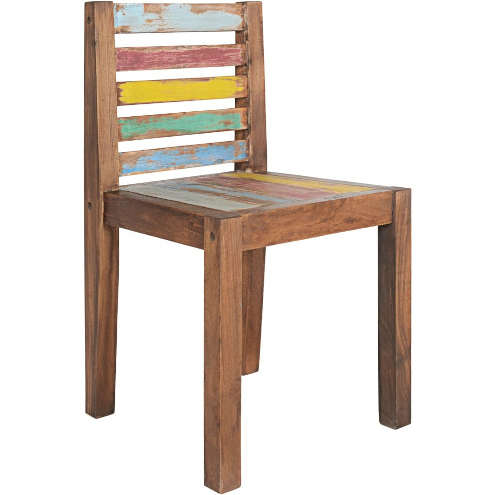 Vidaxl Dining Chairs 6 Pcs Solid Reclaimed Wood