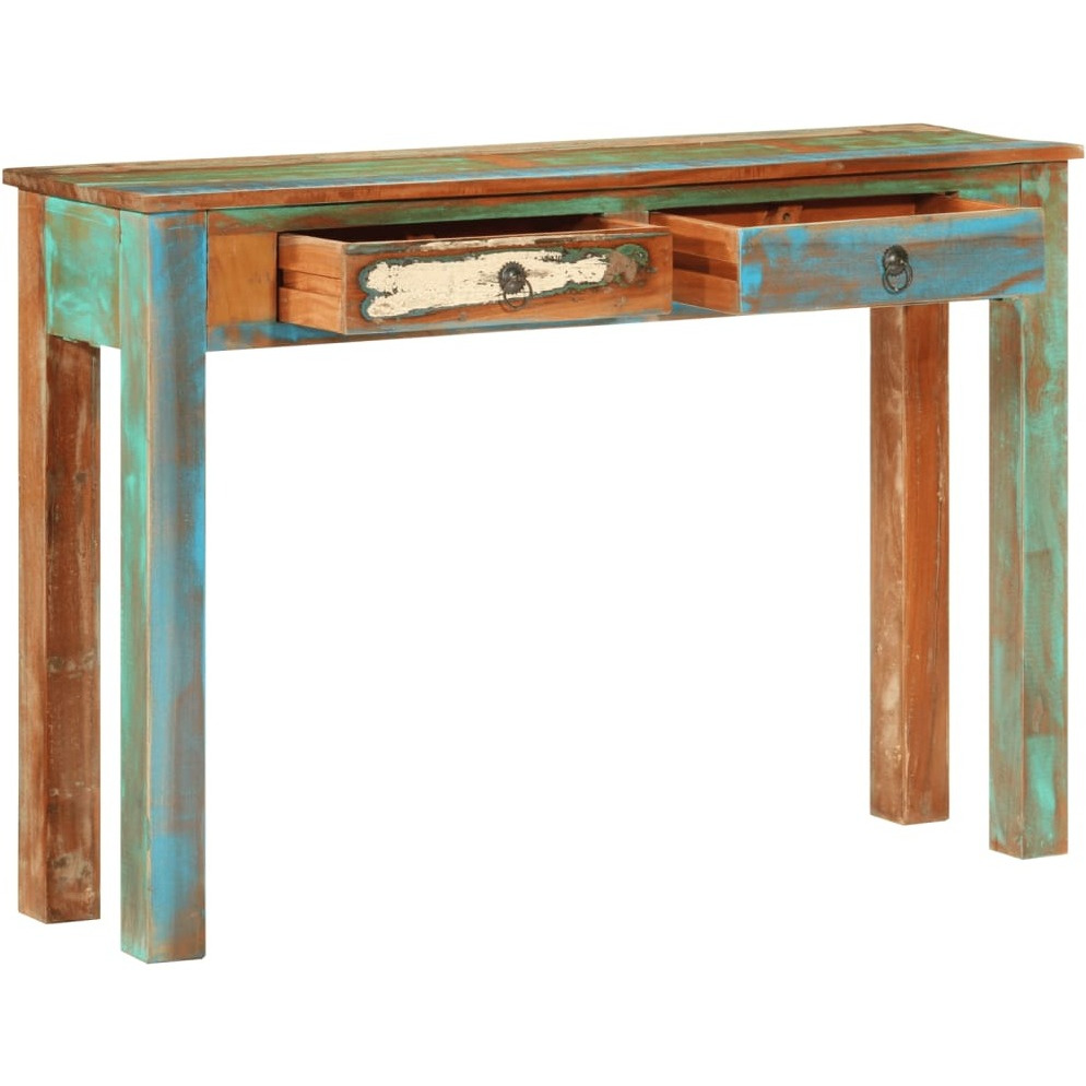 Vidaxl Console Table 43.3X11.8X29.5 Solid Wood Reclaimed