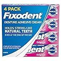Fixodent Complete Original Denture Adhesive Cream, 4 Pk./2.4 Oz.
