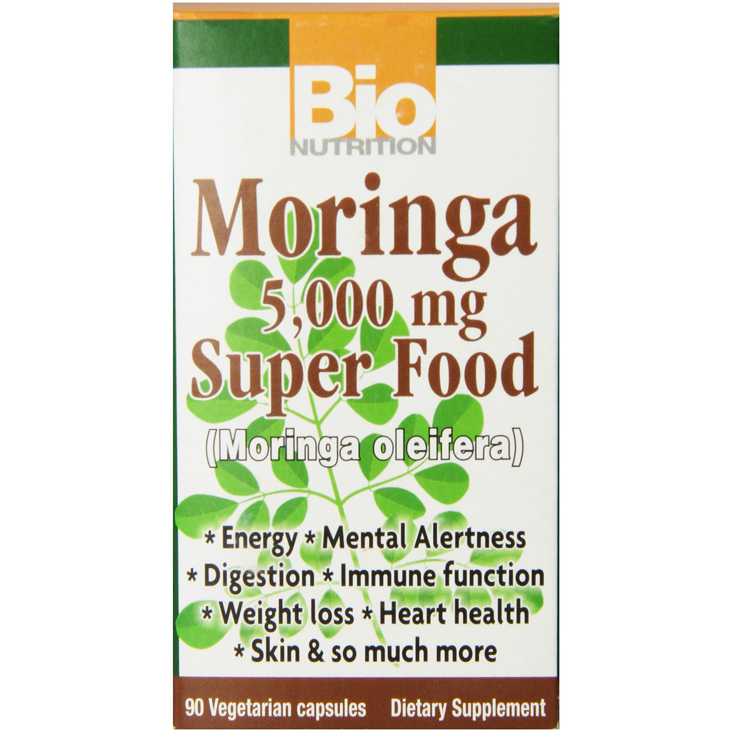 Bio Nutrition Moringa Super Food Vegi-Caps, 90 Count