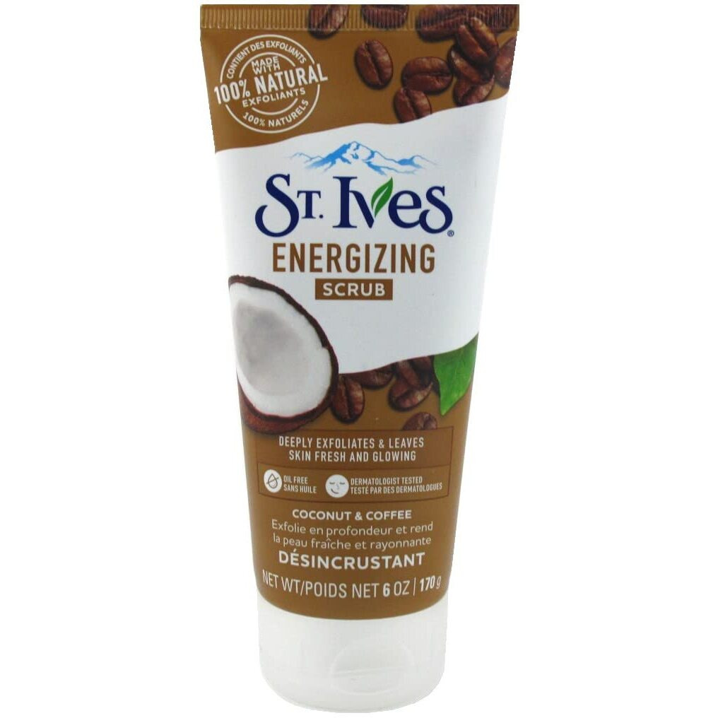 St. Ives Coconut & Coffee Energizing Scrub 6 Ounce