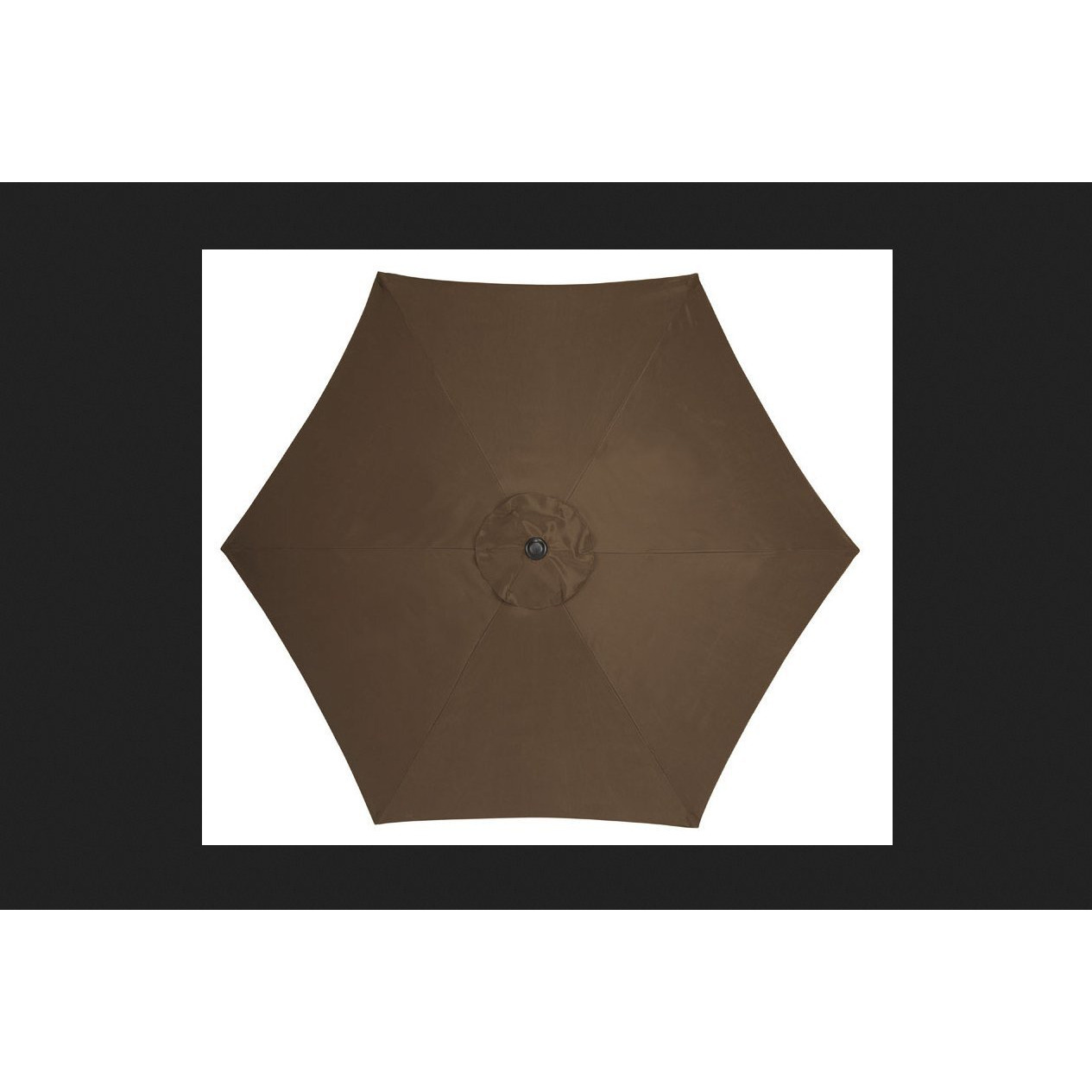 Living Accents Um90G31Obd-05 9 Ft. Brown Market Umbrella