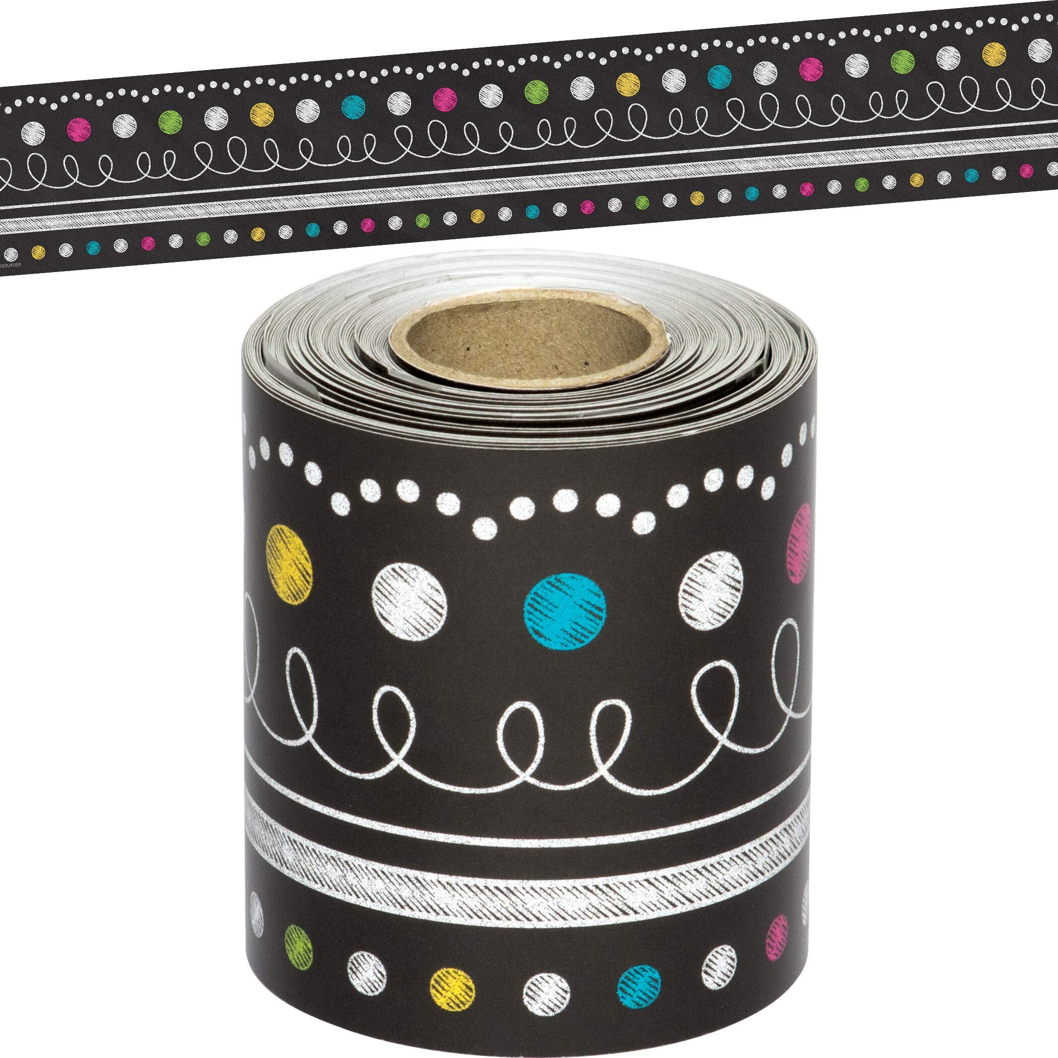 Chalkboard Brights Straight Border