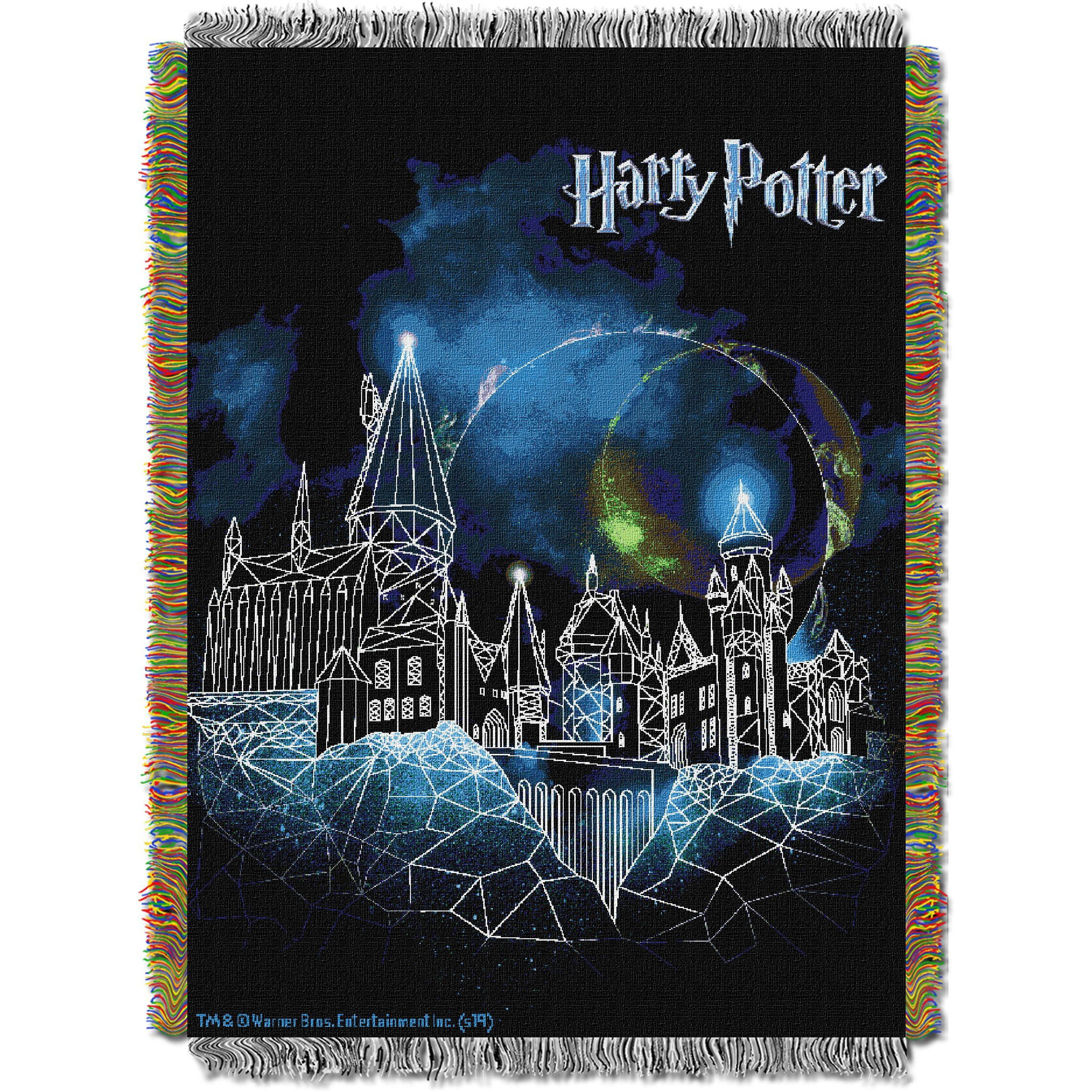 Harry Potter - Castle Licensed 48"&quotX 60"" Woven Tapestry Throw By The Northwest Company(D0102Hhyndg.)