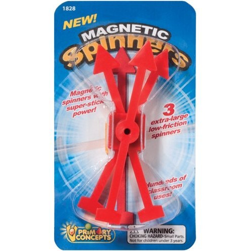 Primary Concepts, Pc-1828 Magnetic Spinners44 Set Of 3