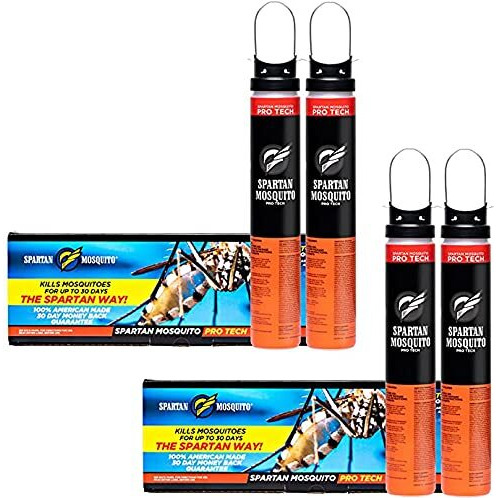 Spartan Mosquito Pro Tech - 1 Acre Pack 4 Tubes (2 Boxes) 100% American Made