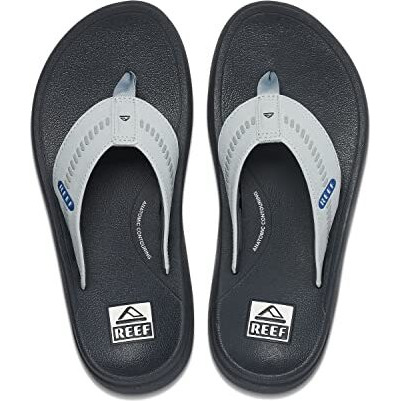 Reef Men's Swellsole Cruiser Flip-Flop, Grey/Light Grey/Blue, 7