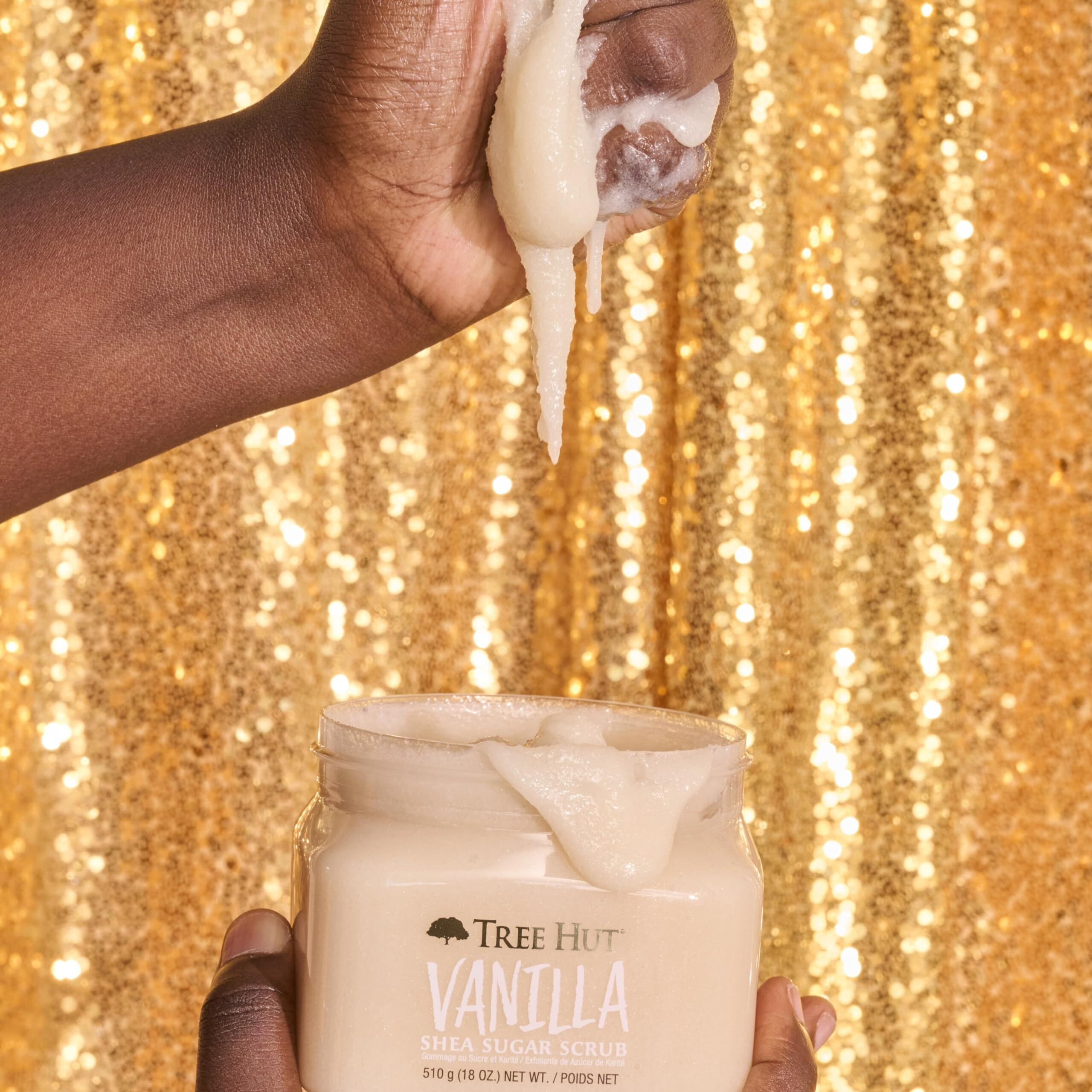 Tree Hut Vanilla Shea Sugar Exfoliating & Hydrating Body Scrub, 18 Oz