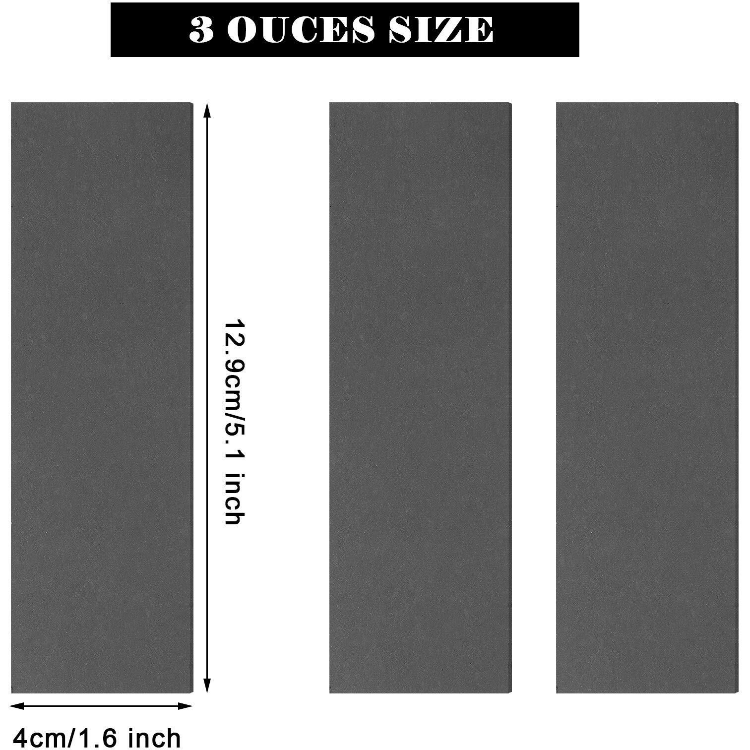 Weewooday 3 Pieces Stick-On Flexible Tape Weights In 2.85 Oz Derby Weights Compatible With Pinewood Derby Car Race