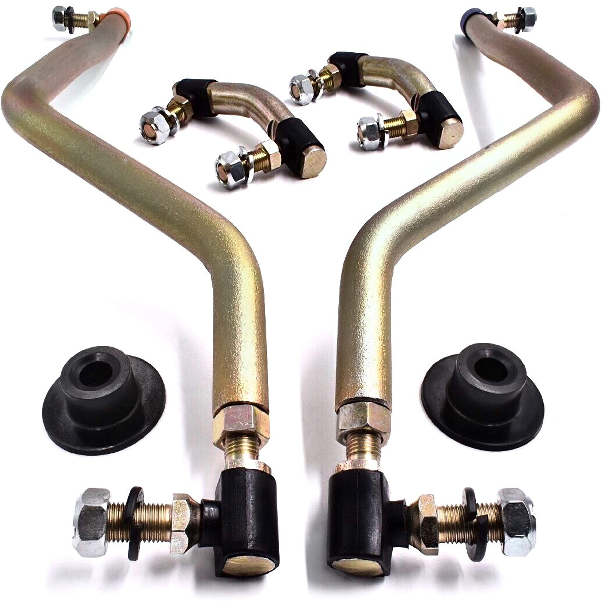 Hd Switch -Improved Adjustable Steering Drag Link Kit For 436884 436885 & (2) 436887 Husqvarna Craftsman Poulan Pro 532436884/532436885/532436887, 583513301/583513401/583513501 +Plus Sector Gear Caps