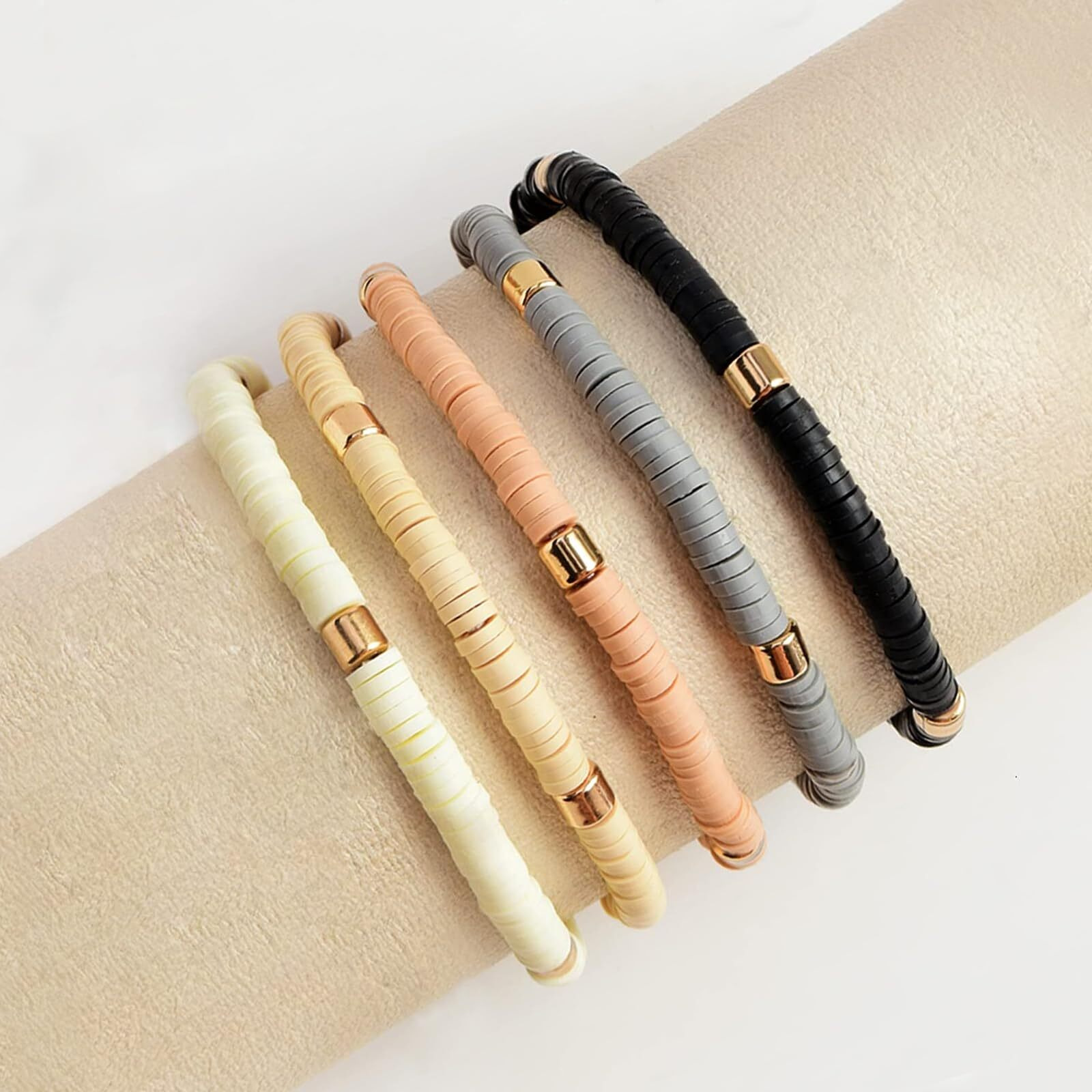Semata Coffee Bracelets For Women Bracelets Making Kit Clay Beads For Jewelry Making Clay Beads For Bracelets Making Bracelet Clay Bead Kit Friendship Bracelets Making Kit For Girl Clay Beads Beads