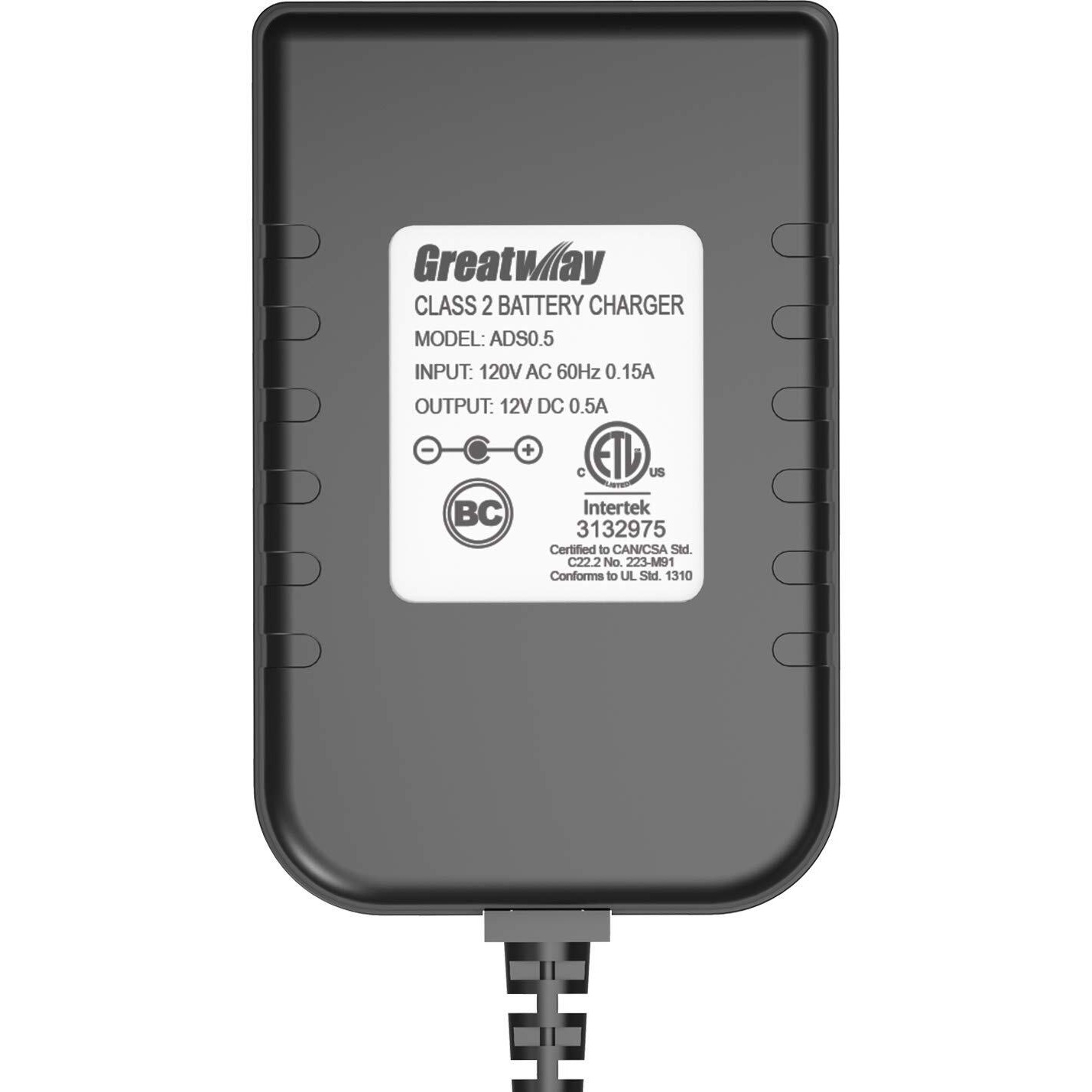 Battery Charger Ads0.5 12V 0.5A