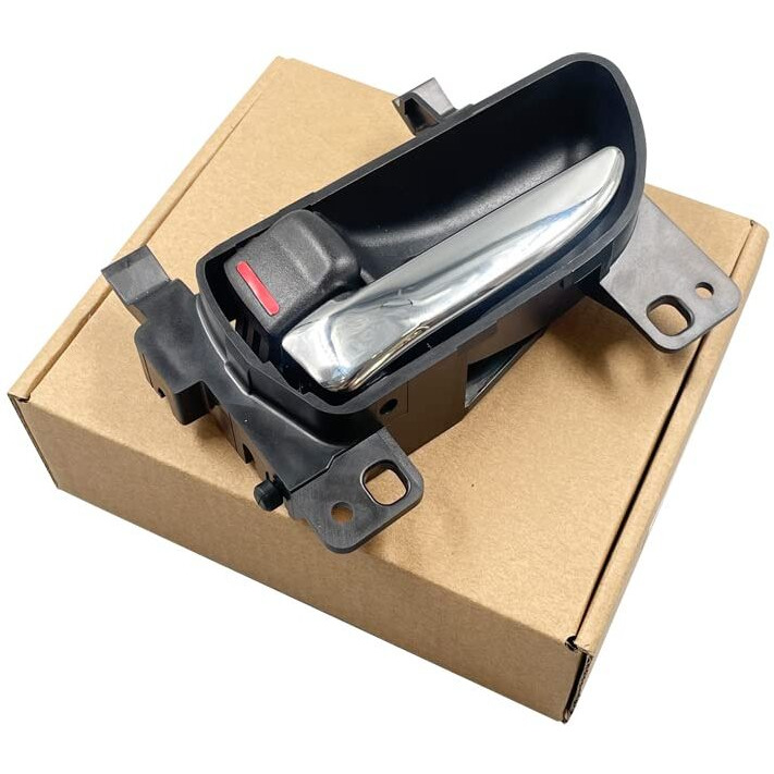 Huyilun0104 Front Or Rear Left Driver Side Door Interior Handle Chrome Compatible With Subaru Forester Impreza Legacy & Outback 2009-2019