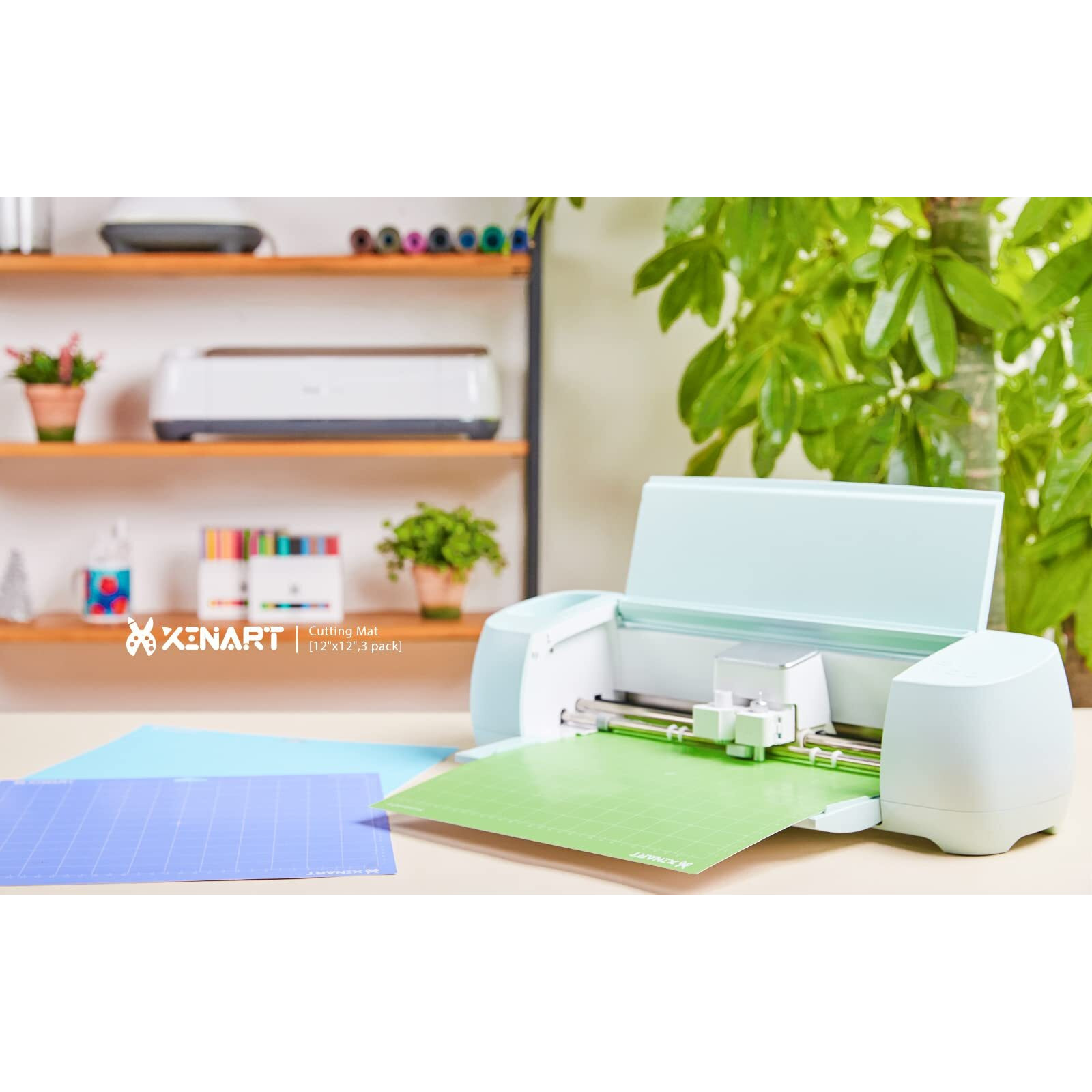 Cutting Mats For Cricut Maker 3/Explore 3/Maker/Air 2,12X12 Inch 3 Mats Standard Sticky Grip 12X12"" Green Replacement Cut Mat For Cricut