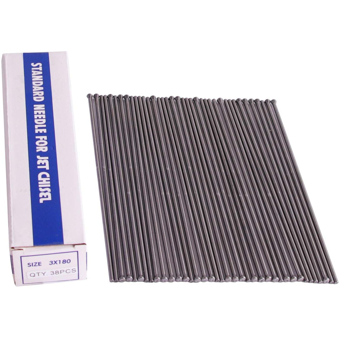 Swansoft Descaling Needles For Needle Scaler, 38 Pcs Replacement Needles Set For Electric & Air Needle Scaler, 7' Length