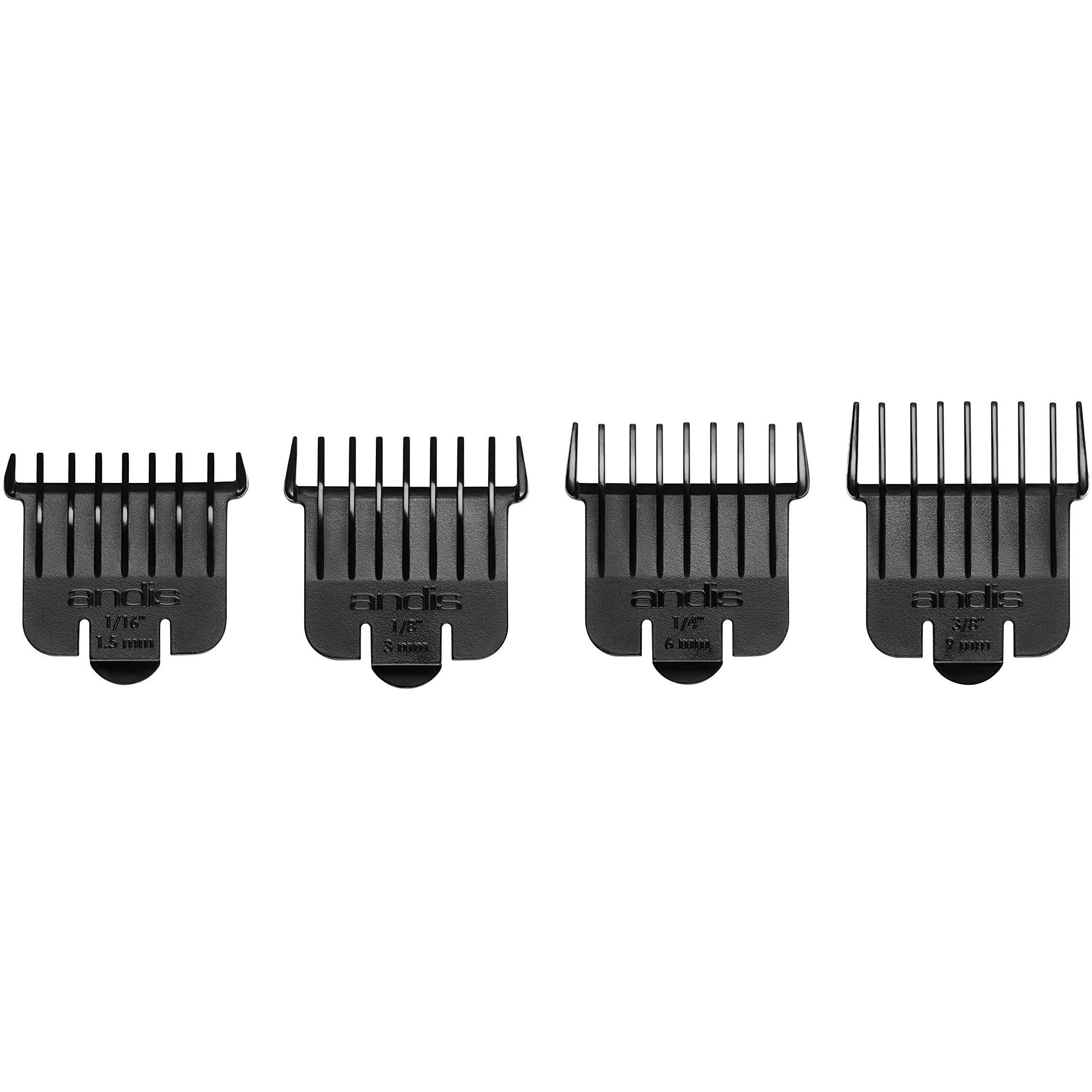 Andis Snap-On Blade Attachment Combs 4-Comb Set, 1 Count