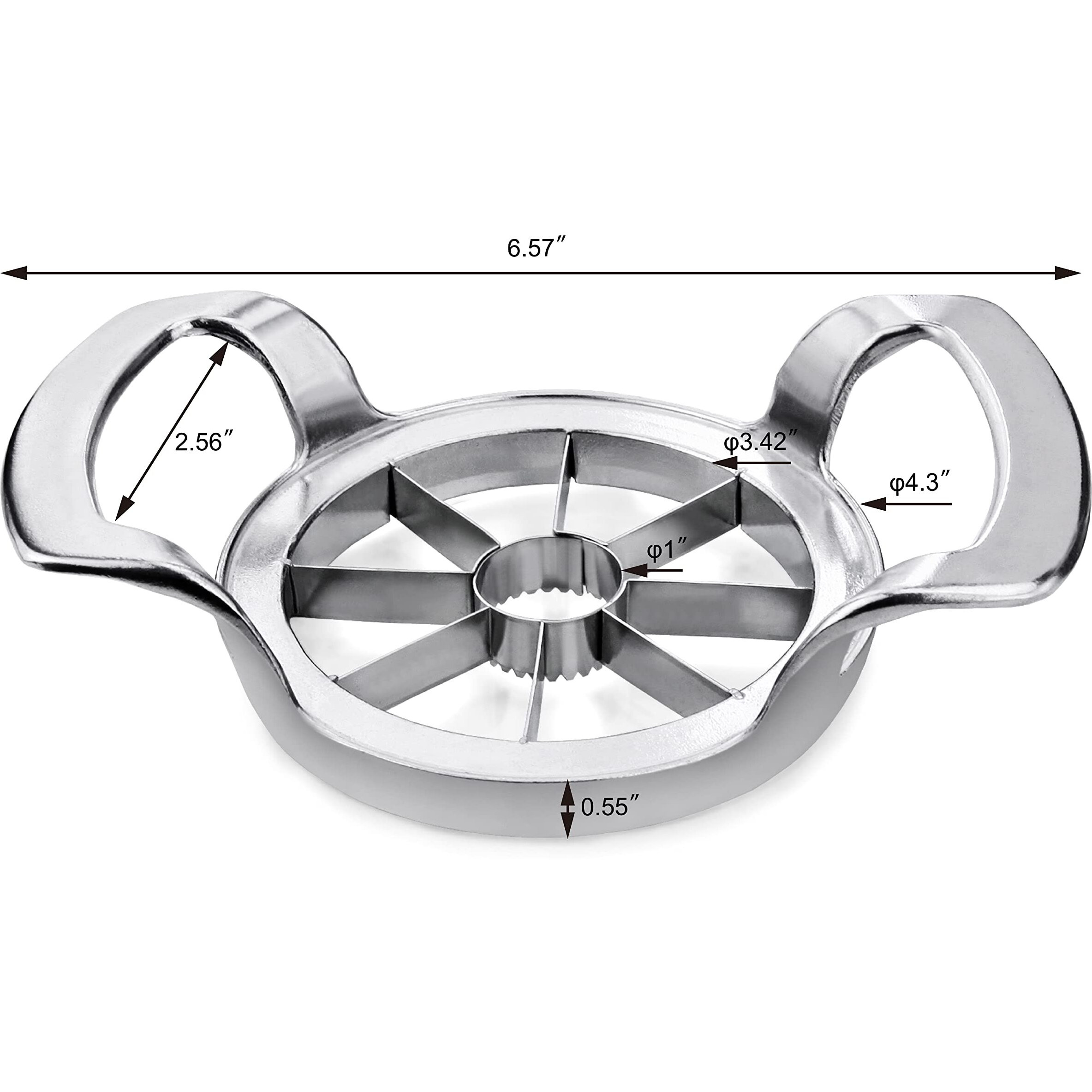 New Star Foodservice 42887 Heavy Duty Commercial Apple Corer And Divider, Powder Coating Finish