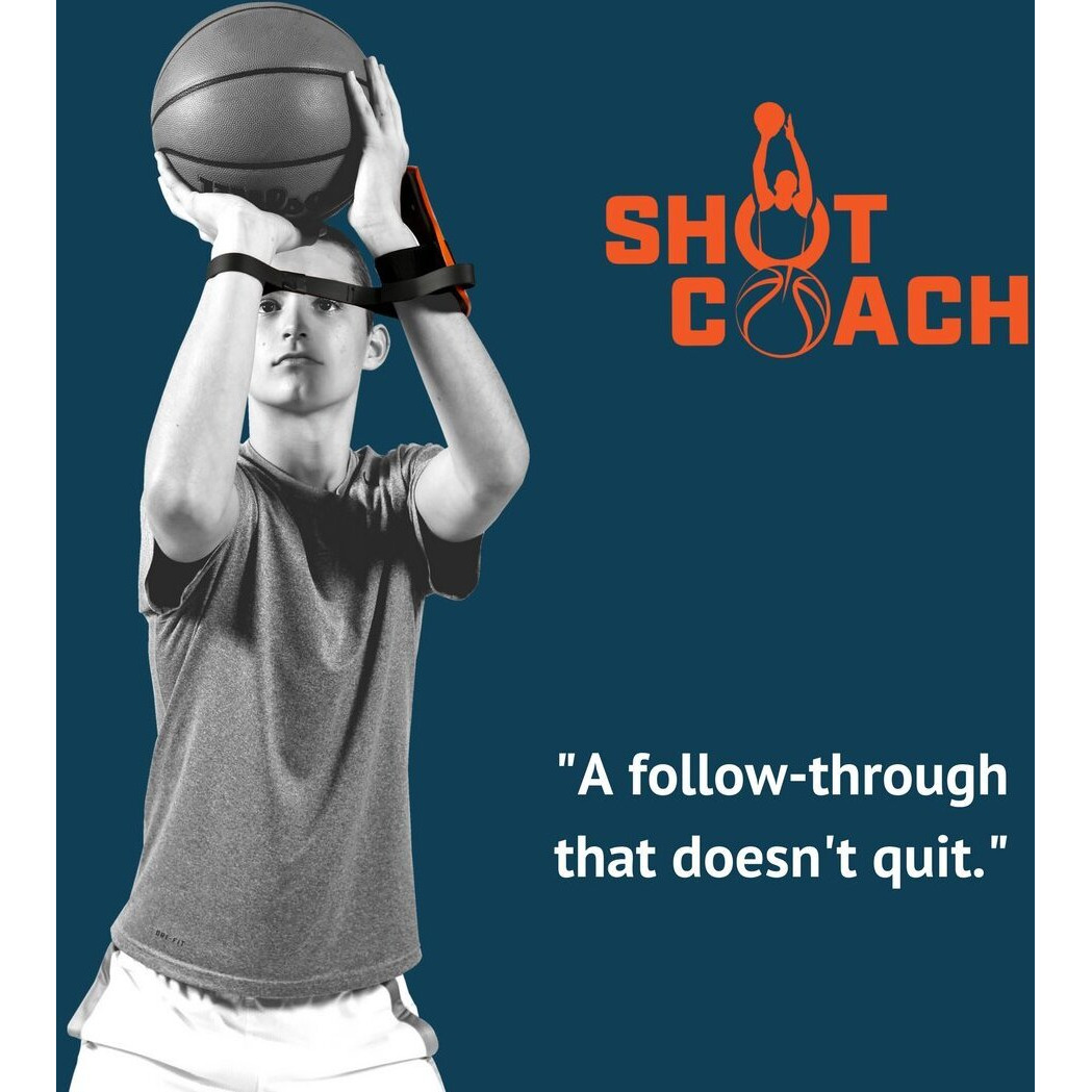Shot Coach Basketball Shooting And Training Equipment Aid, Perfect Shot Form Every Time, Great For All Ages