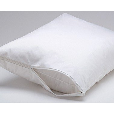 Eco Living Friendly Evolon Pillow Protector | 2 Pack King Zippered Encasement | Sleep Safe Zipper Cover