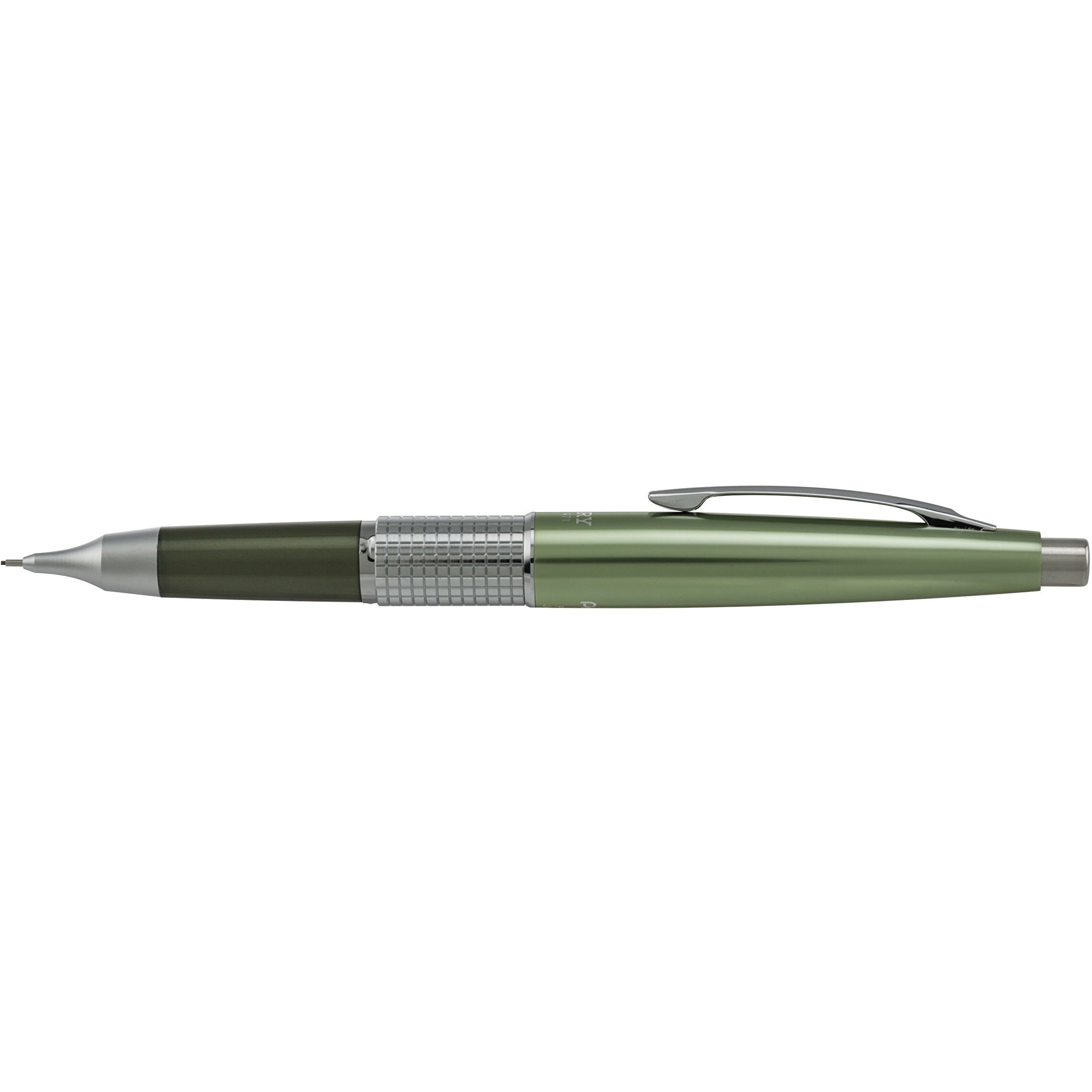 Pentel Sharp Kerry Mechanical Pencil, 0.5Mm, Metallic Olive Barrel, 1 Pack (P1035K), Green