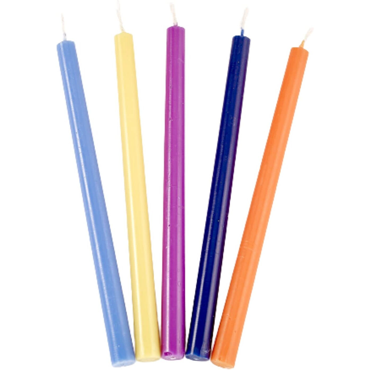 Rite Lite Deluxe Multicolor Chanukah Candles, Comes With 45 Candles, Hanukkah Gifts, Hanukkah Candles, Hanukkah Multicolor Candles, Hanukkah Bulk Candles