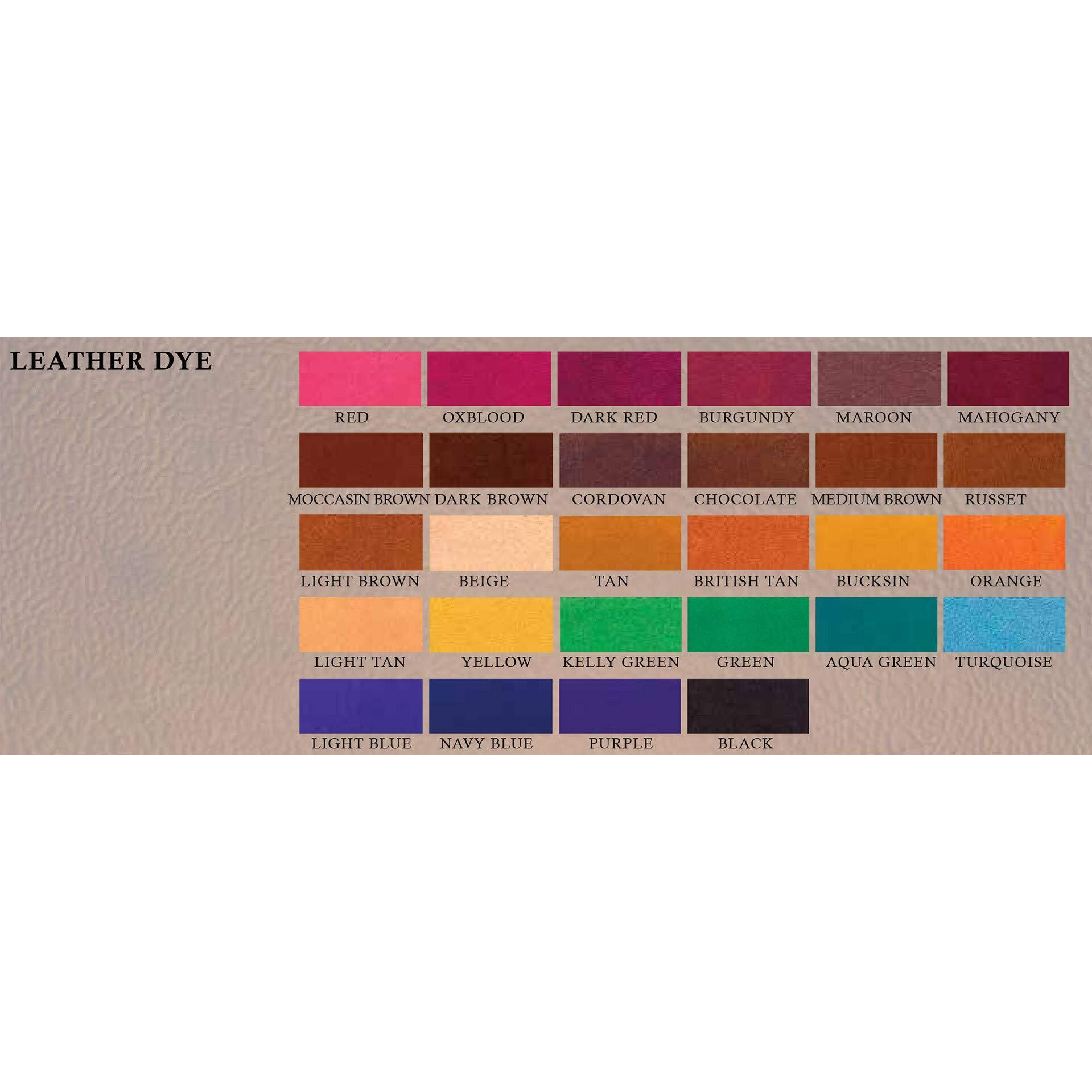 Fiebing's Leather Dye - Alcohol Based Permanent Leather Dye - 4 Oz - Medium Brown