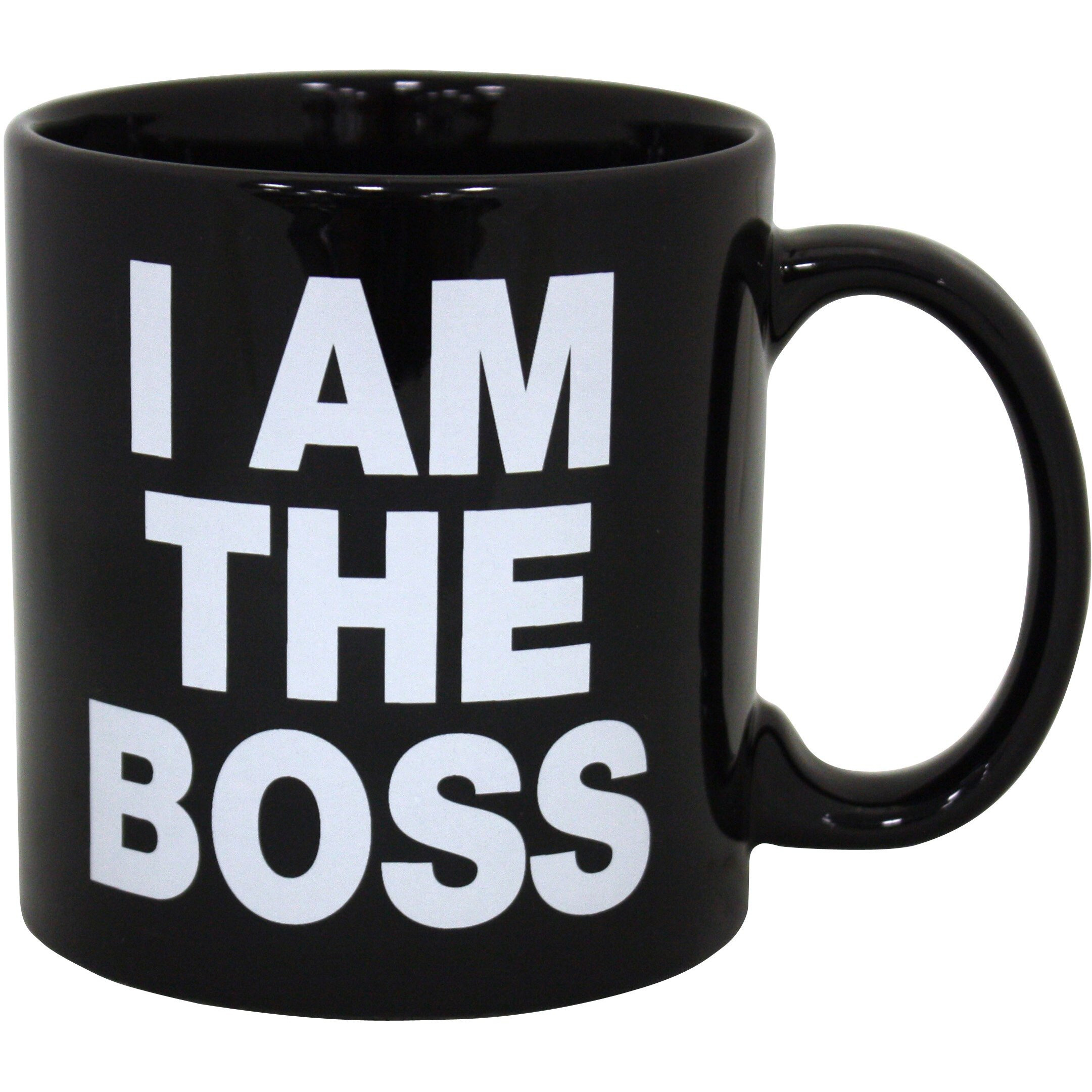 Island Dogs Giant I Am The Boss Mug, Black