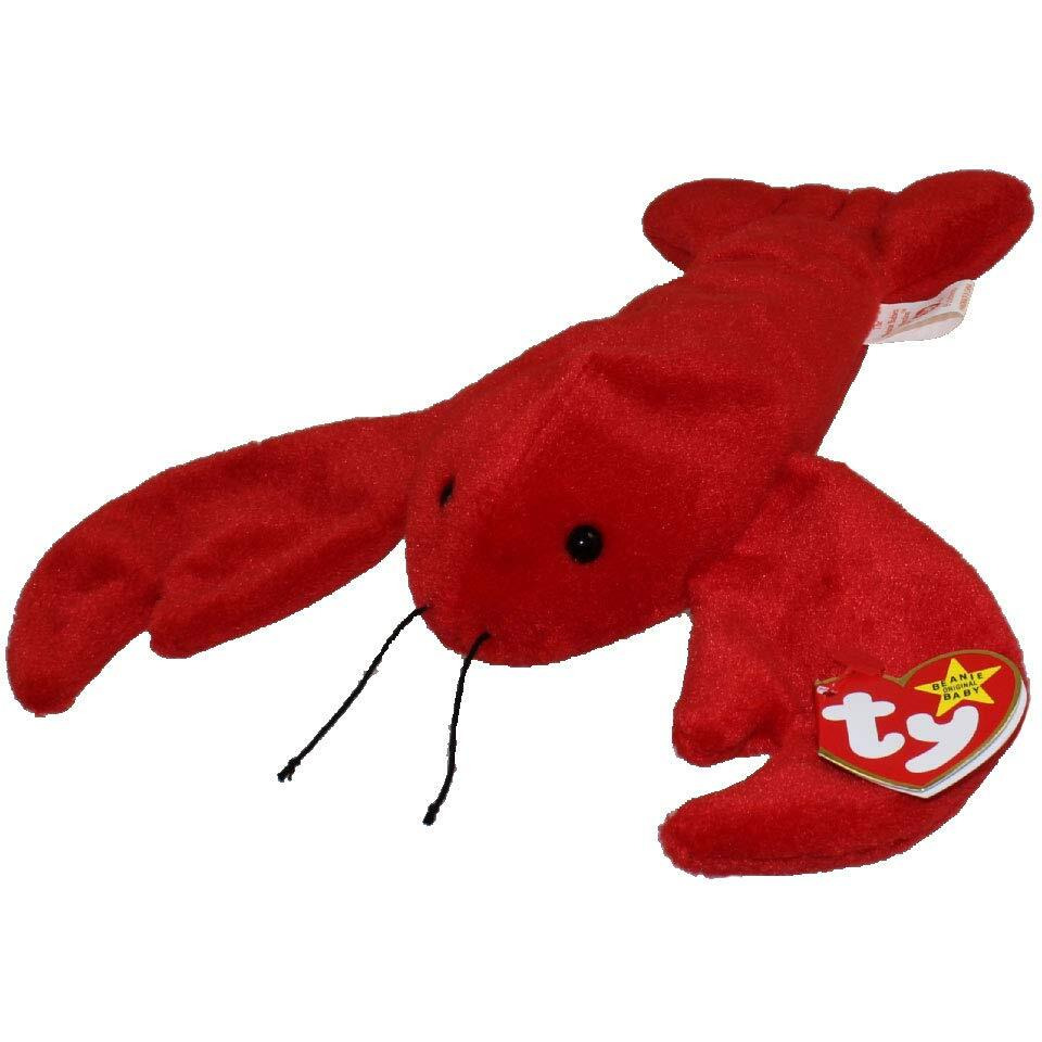 Nmt Ty Beanie Baby ~ Pinchers The Lobster ~ Mint With Near Mint Tags ~ Retired ,G14E6Ge4R-Ge 4-Tew6W208645