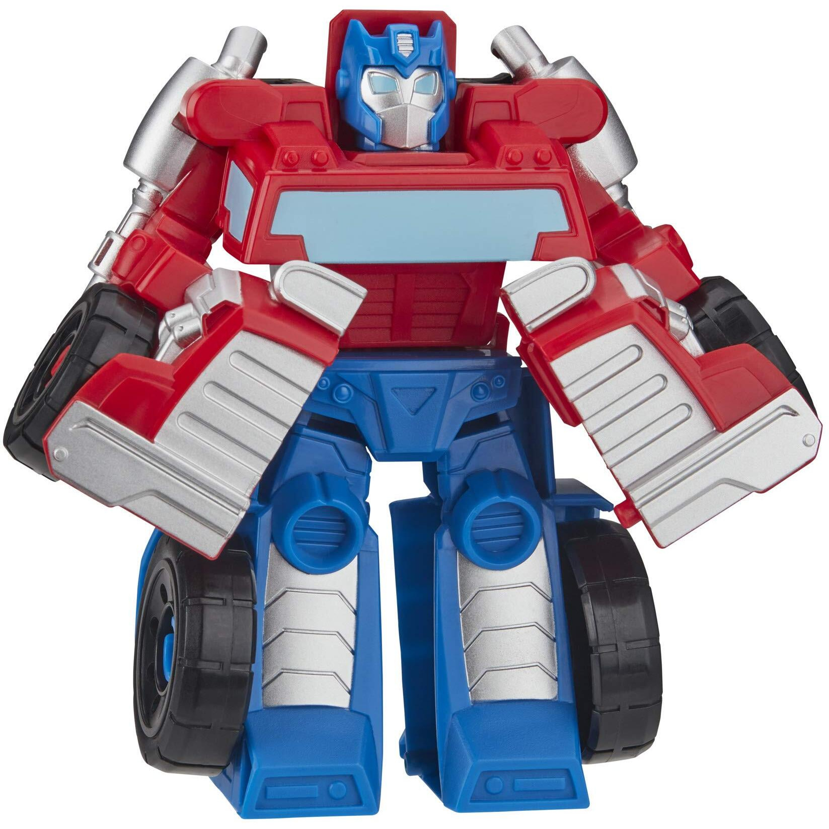 Transformers Playskool Heroes Rescue Bots Academy Optimus Prime Converting Toy, 4.5-Inch Action Figure, Toys For Kids Ages 3 And Up