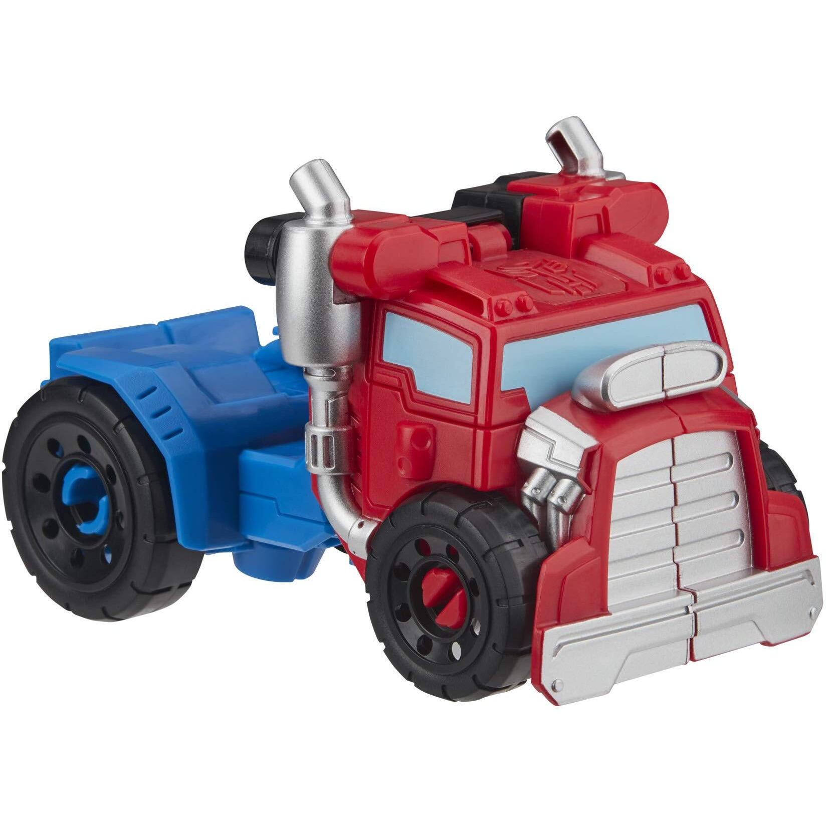Transformers Playskool Heroes Rescue Bots Academy Optimus Prime Converting Toy, 4.5-Inch Action Figure, Toys For Kids Ages 3 And Up
