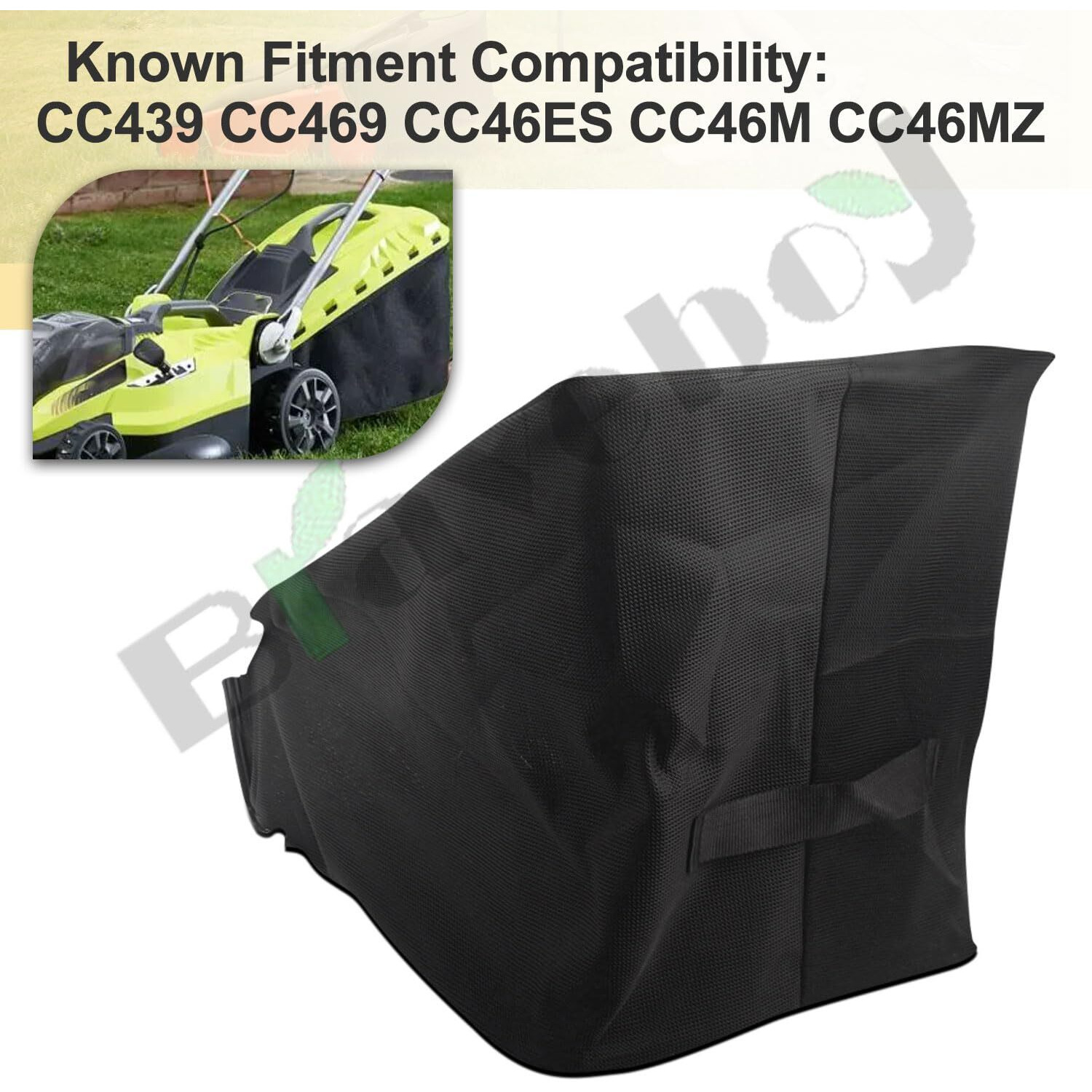 964-04007A 664-04007 Grass Bag - By Braveboy, Compatible With Mtd 21"" Lawn Mower Grass Collection Bag 664-04011 664-04027 664-04034 & More - (Without Grass Catcher Frame)