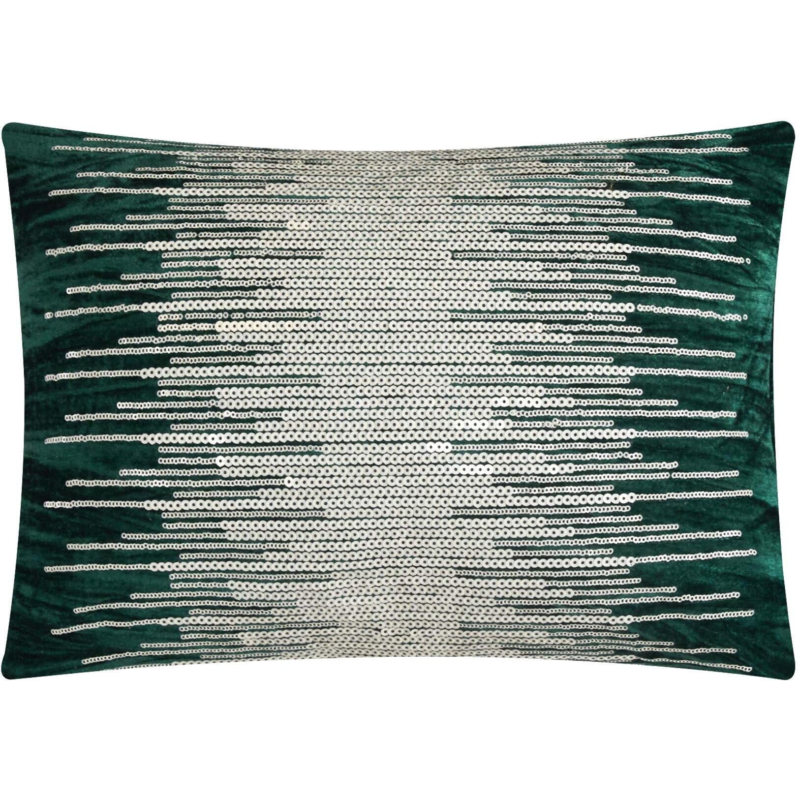 Chic Home Westmont 4 Piece Comforter Set Crinkle Crushed Velvet Bedding-Decorative Pillow Shams Included, Queen, Green