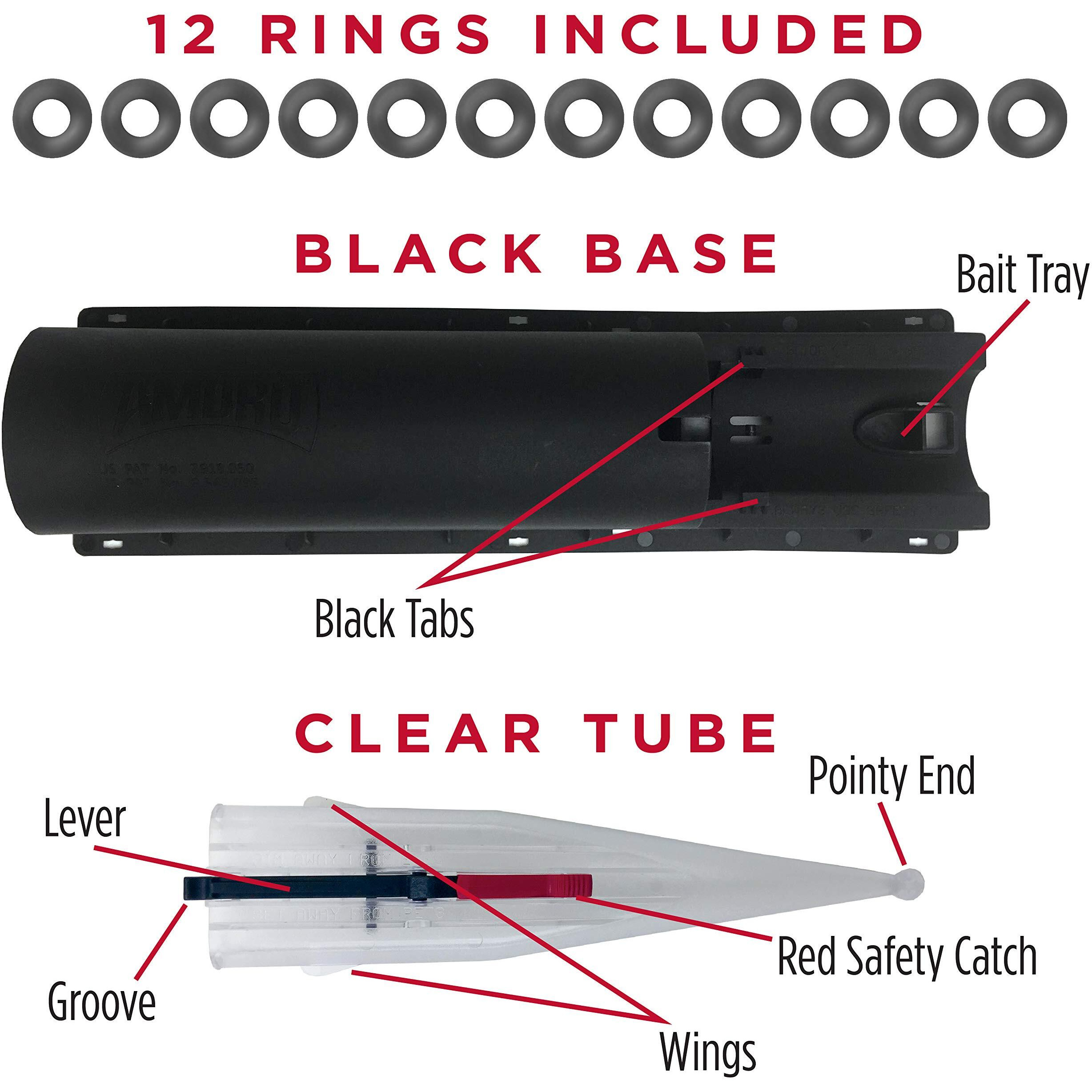 Amdro Reusable Rat Trap, Kills Up To 12