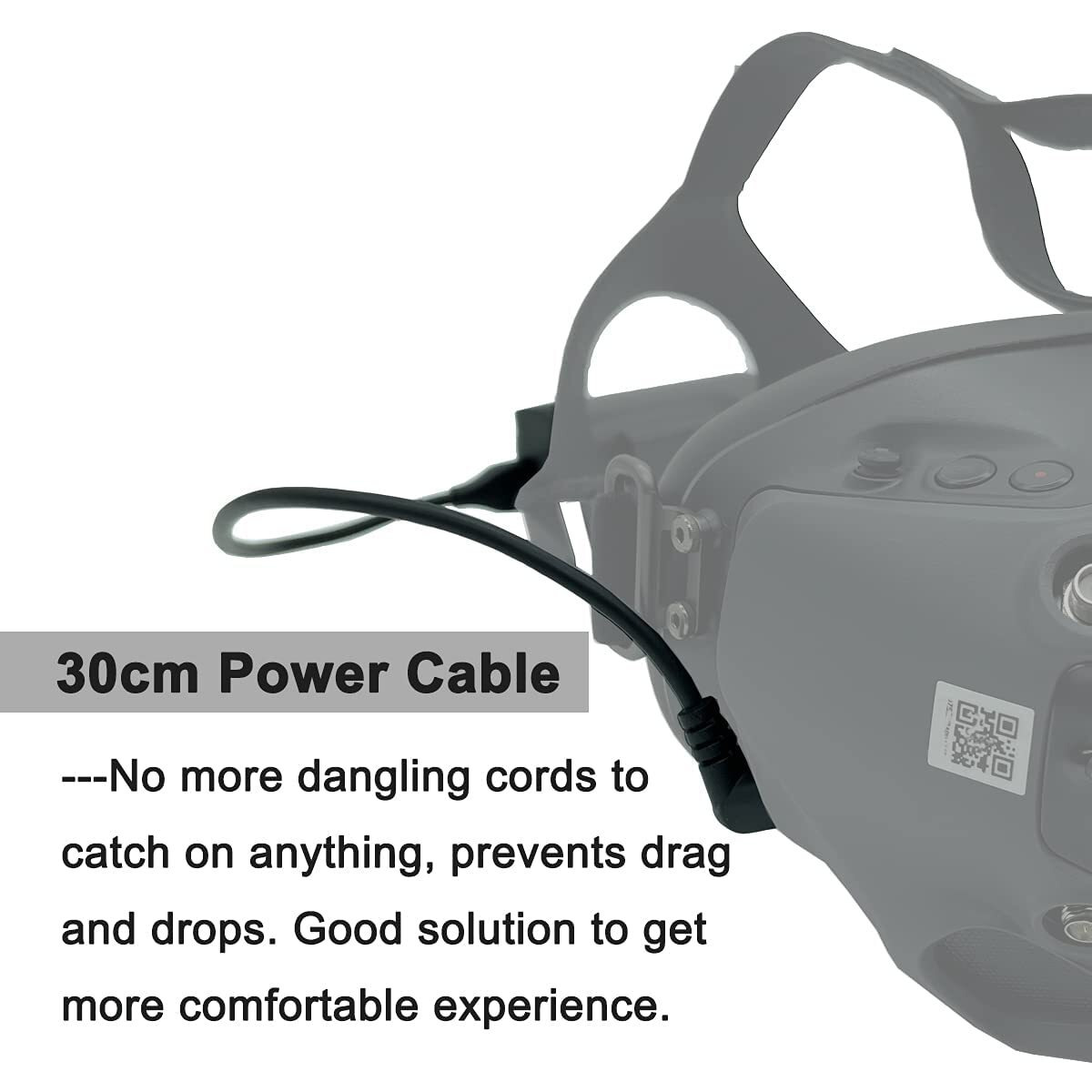 Fpv Goggles V2 Battery Bracket Holder And Power Cable Compatible With Dji Fpv Combo Goggles V2, Battery Recharging Wire/Clip For Fpv Goggles V2 Accessories