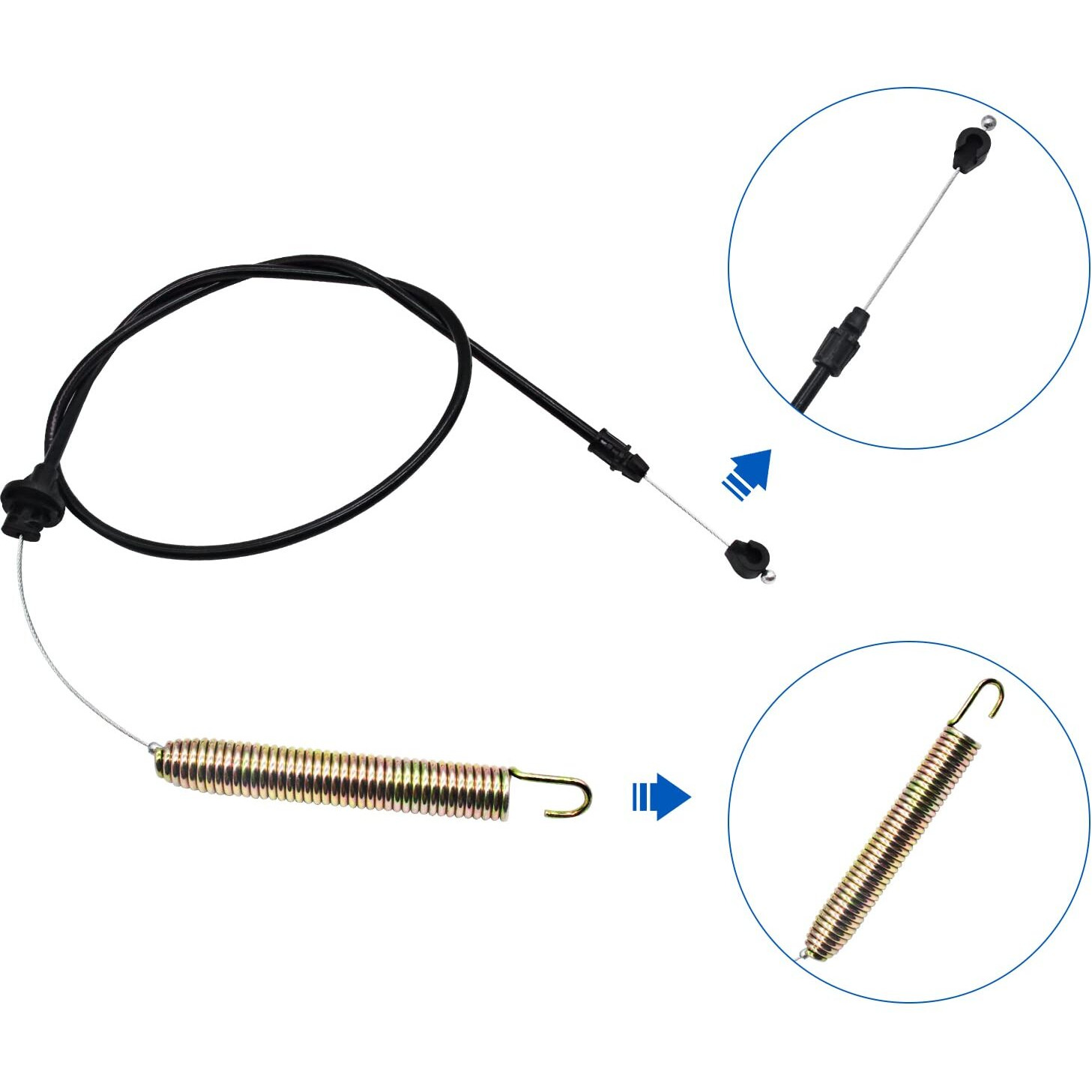 Pro-Parts 175067 Deck Clutch Cable Replace Craftsman Ayp Husqvarna Poulan175067 169676 532169676 532175067 21547184 Lawn Mower